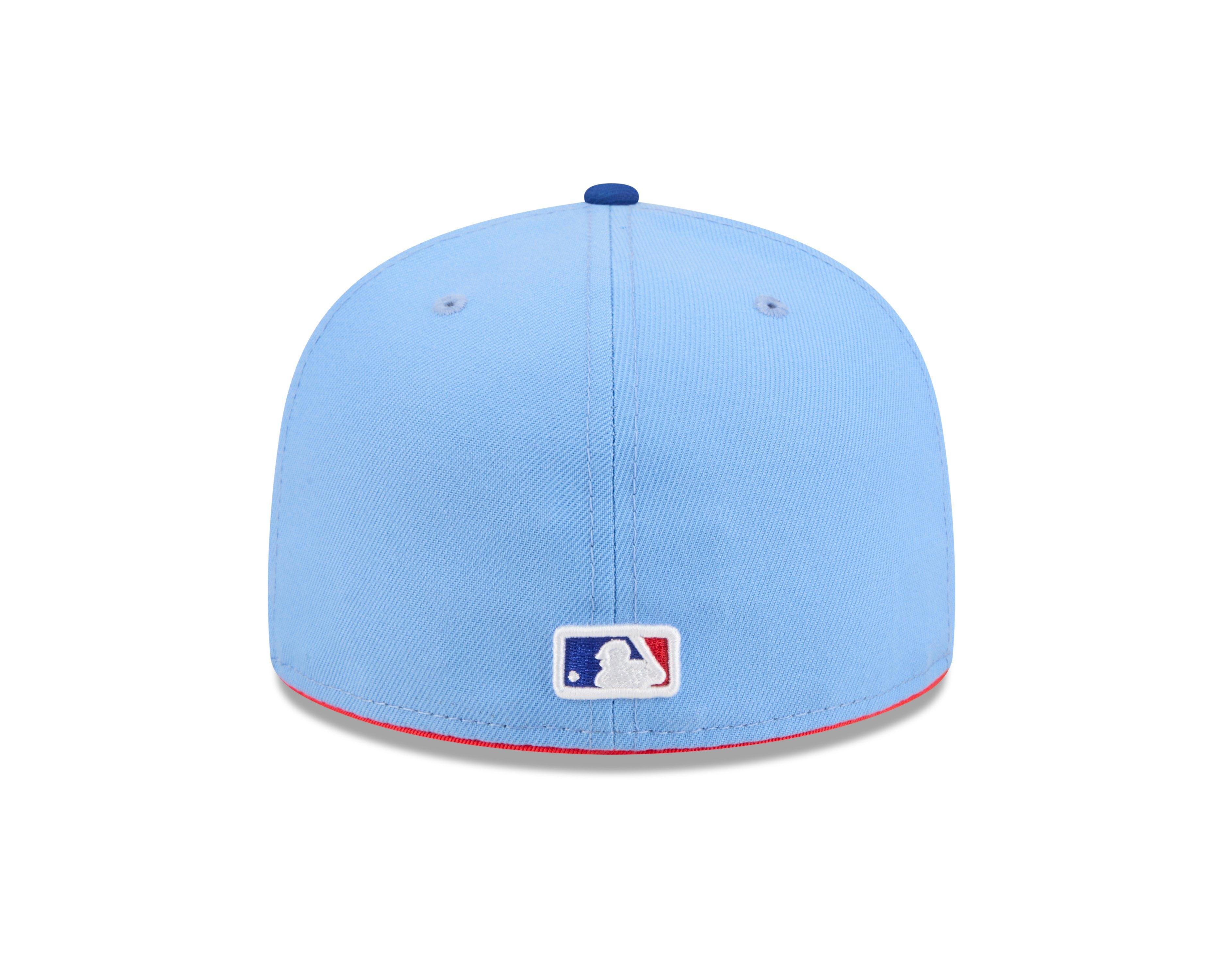 New Era Atlanta Braves 59FIFTY City Connect Fitted Hat - Light Blue - LT BLUE Thumbnail View 4