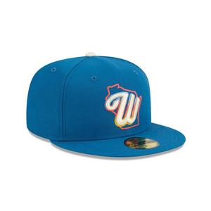New Era Milwaukee Brewers 59FIFTY City Connect Fitted Hat - Blue