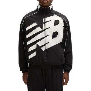 New Balance Men's Basketball Oversized Print Woven Jacket