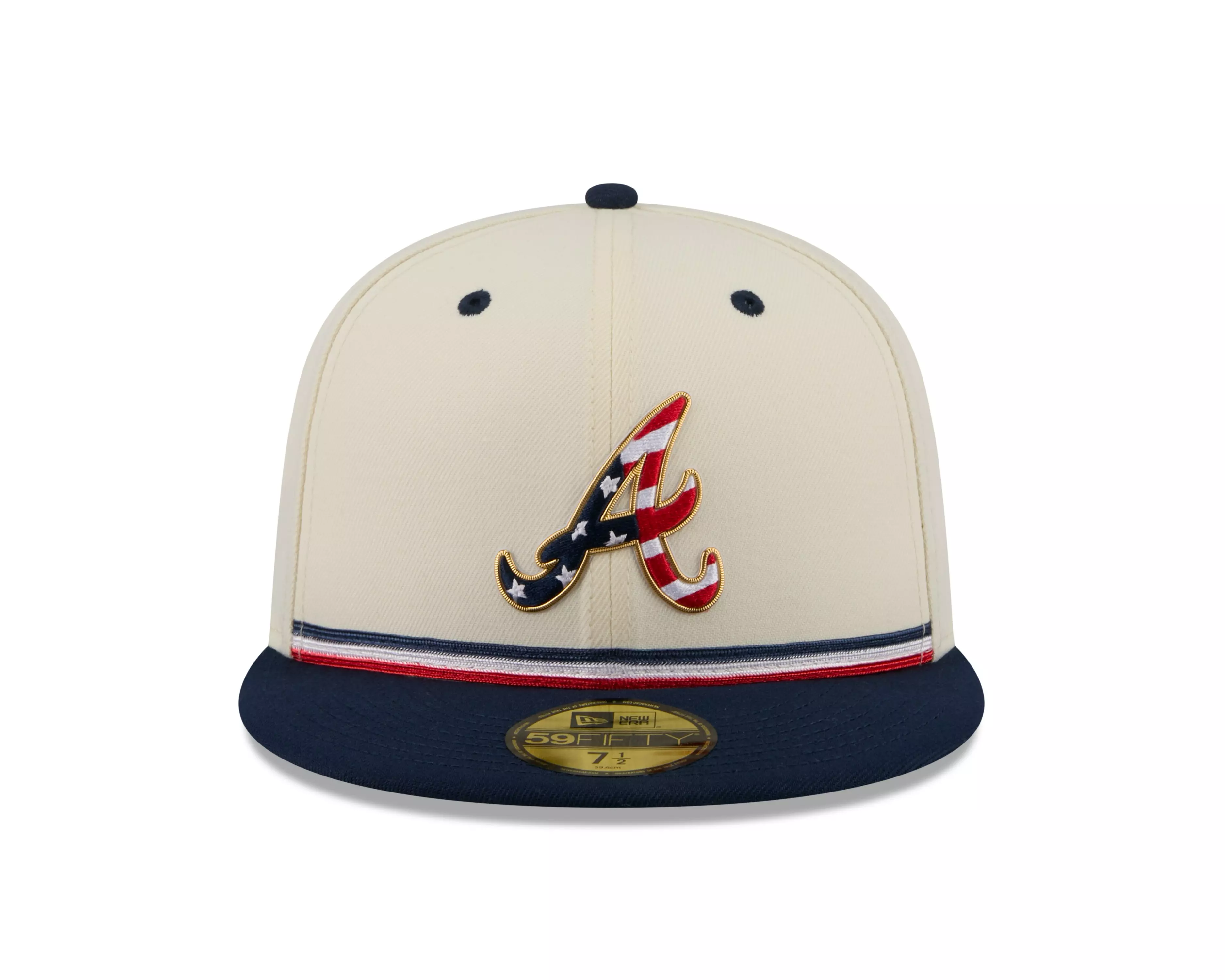 New Era Atlanta Braves 59FIFTY 4th of July Fitted Hat - Royal Blue - ROYAL