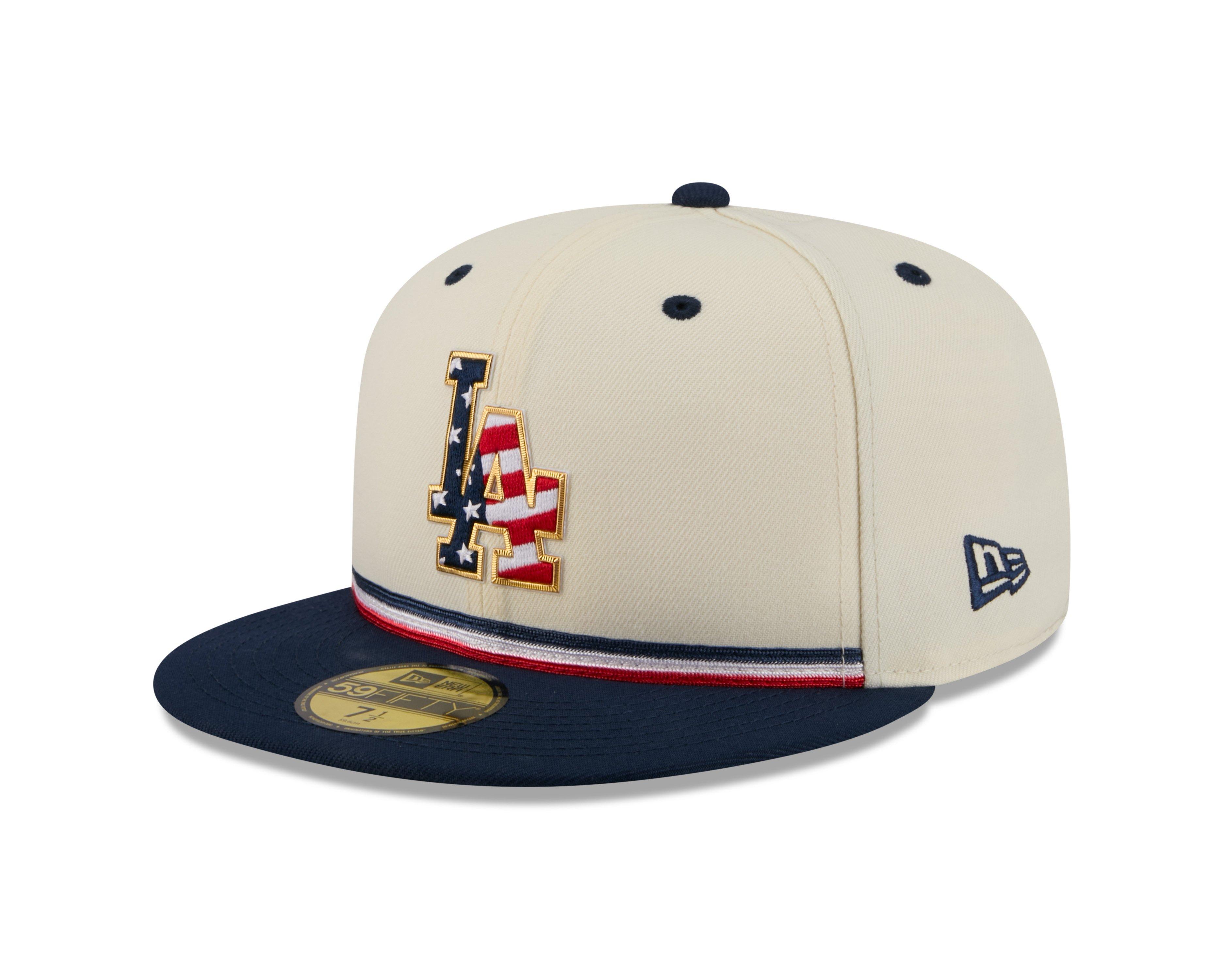 New Era Los Angeles Dodgers 59FIFTY 4th of July Royal Blue Fitted Hat