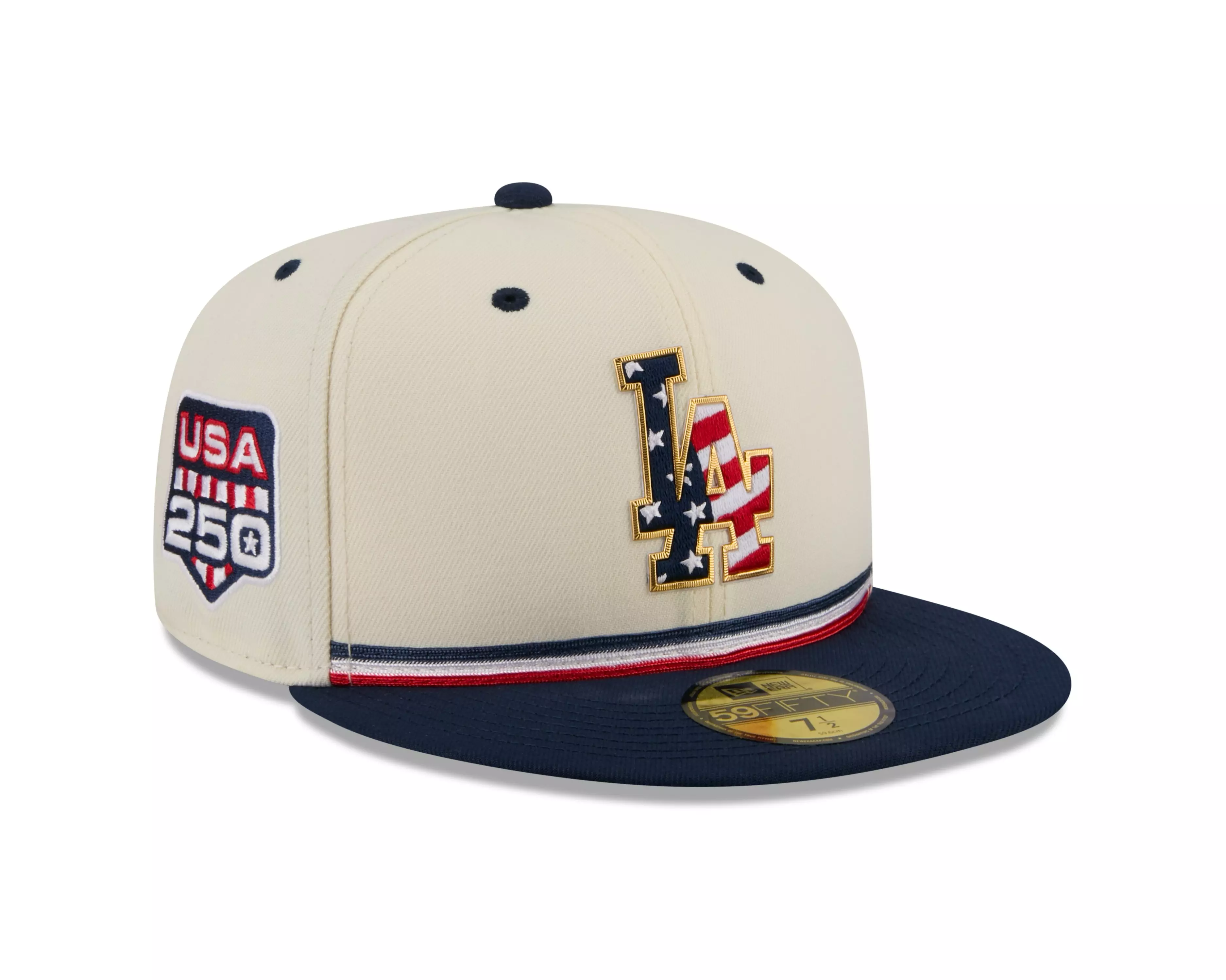 New Era Los Angeles Dodgers 59FIFTY 4th of July Fitted Hat - Royal - ROYAL