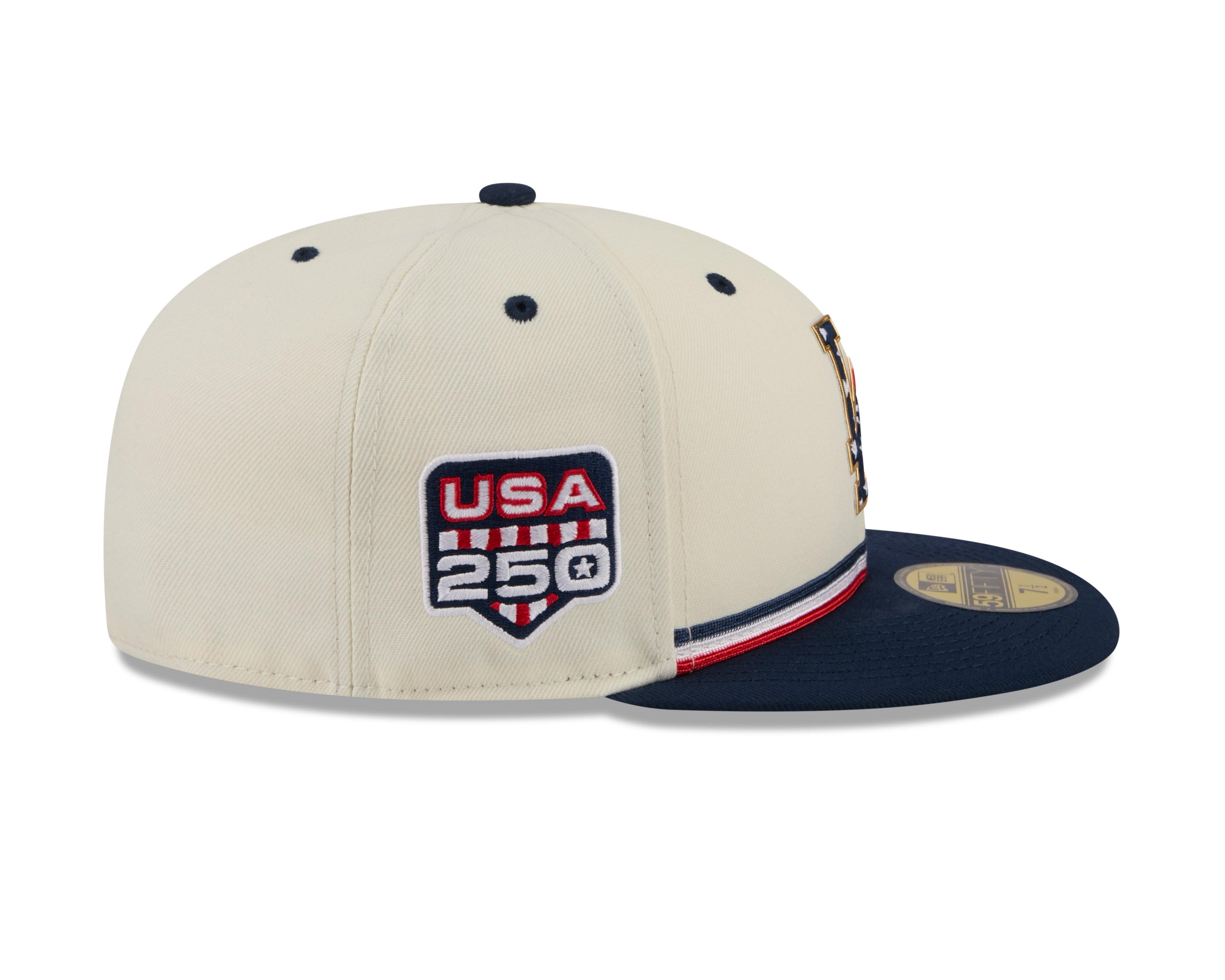 New Era Los Angeles Dodgers 59FIFTY 4th of July Fitted Hat - Royal - ROYAL Thumbnail View 6