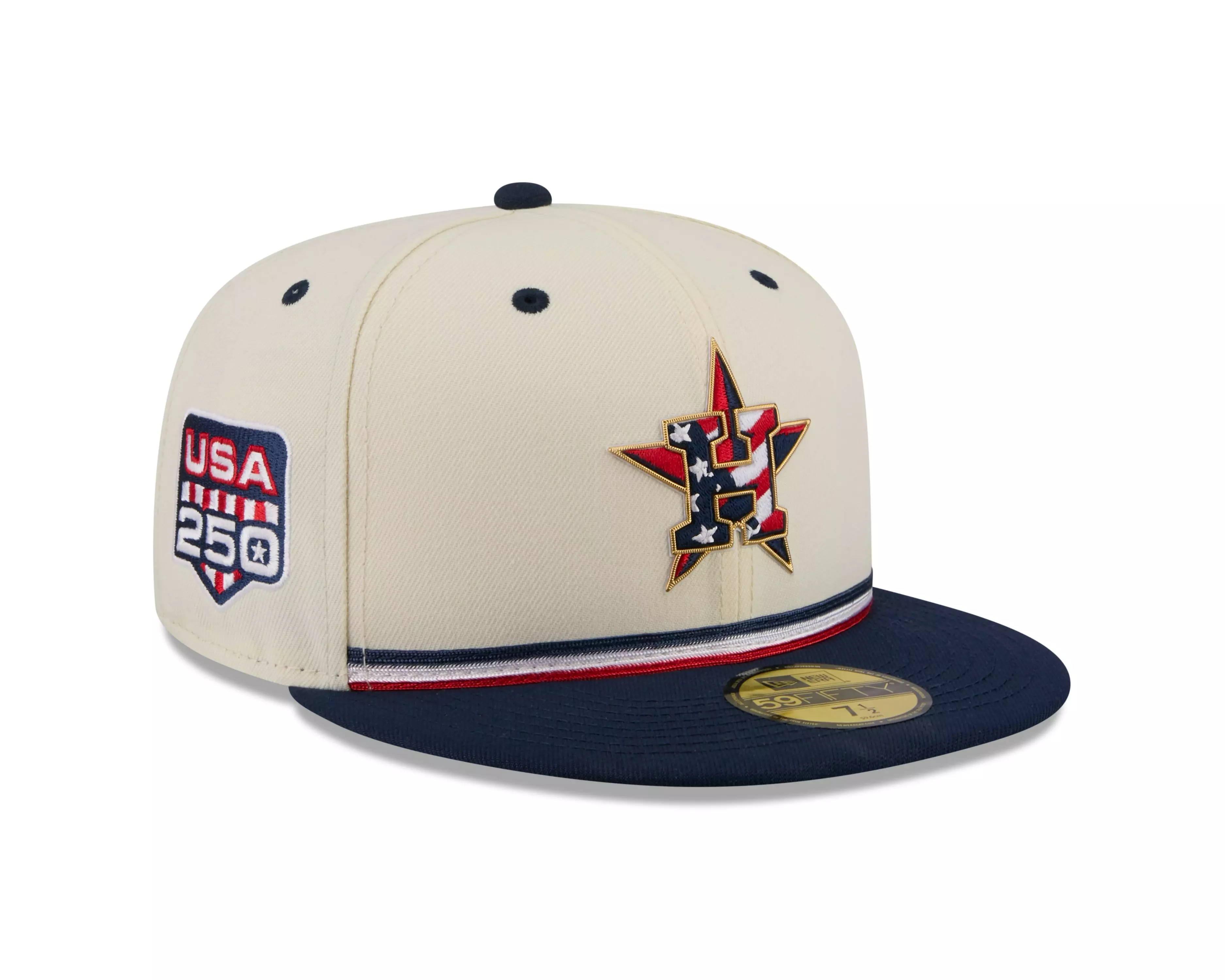 New Era Houston Astros 59FIFTY 4th of July Fitted Hat - Royal - ROYAL