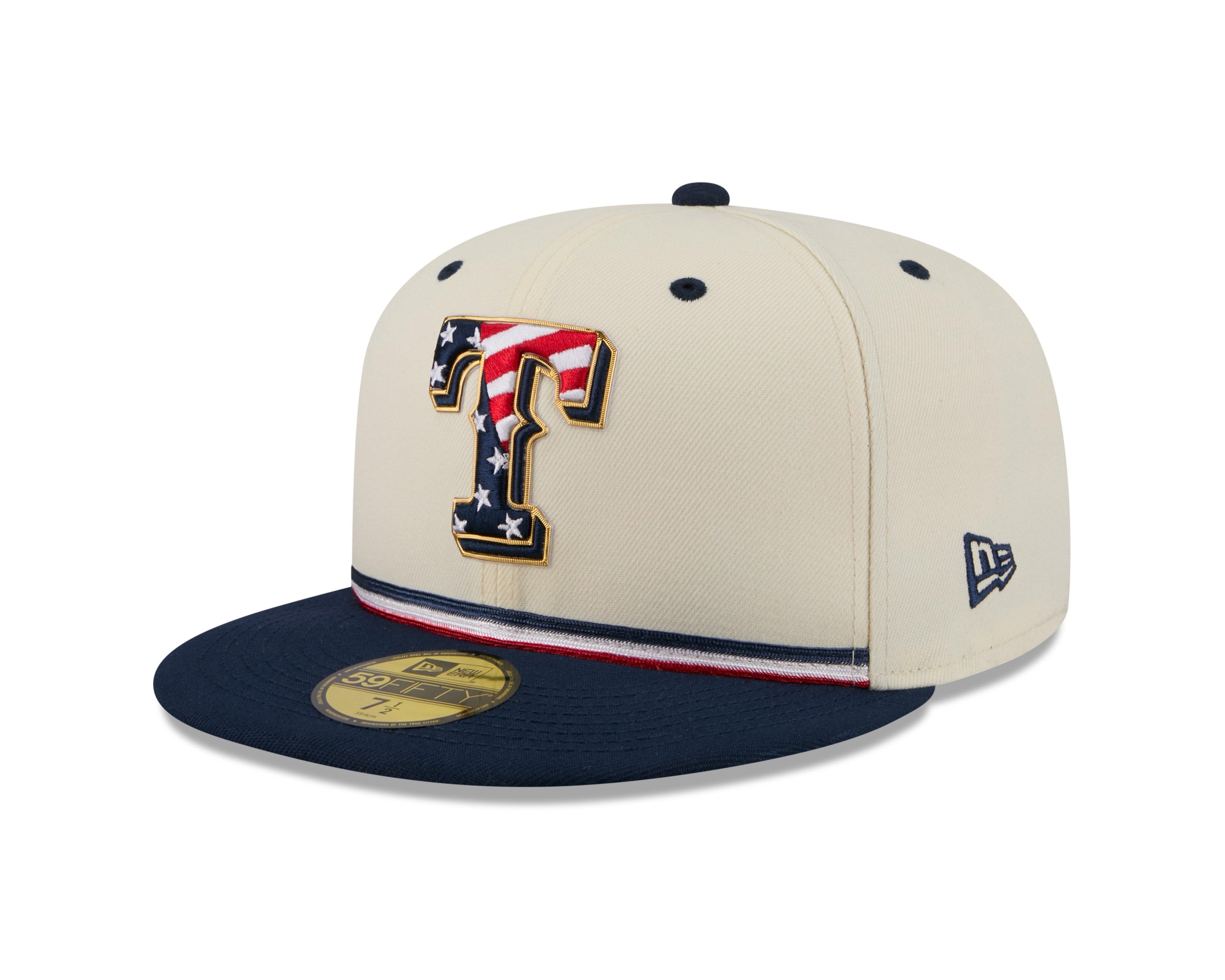 New Era Texas Rangers 59FIFTY 4th of July Red Fitted Hat