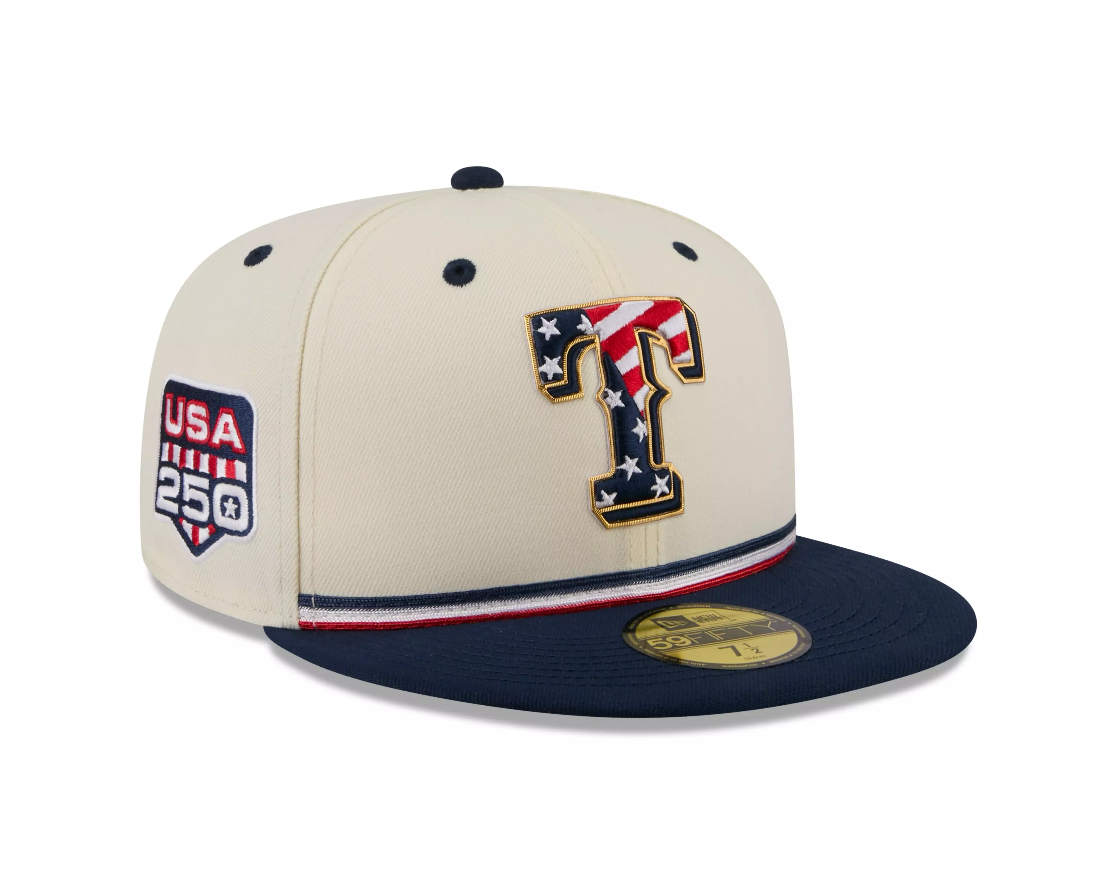New Era Texas Rangers 59FIFTY 4th of July Fitted Hat - Red - RED