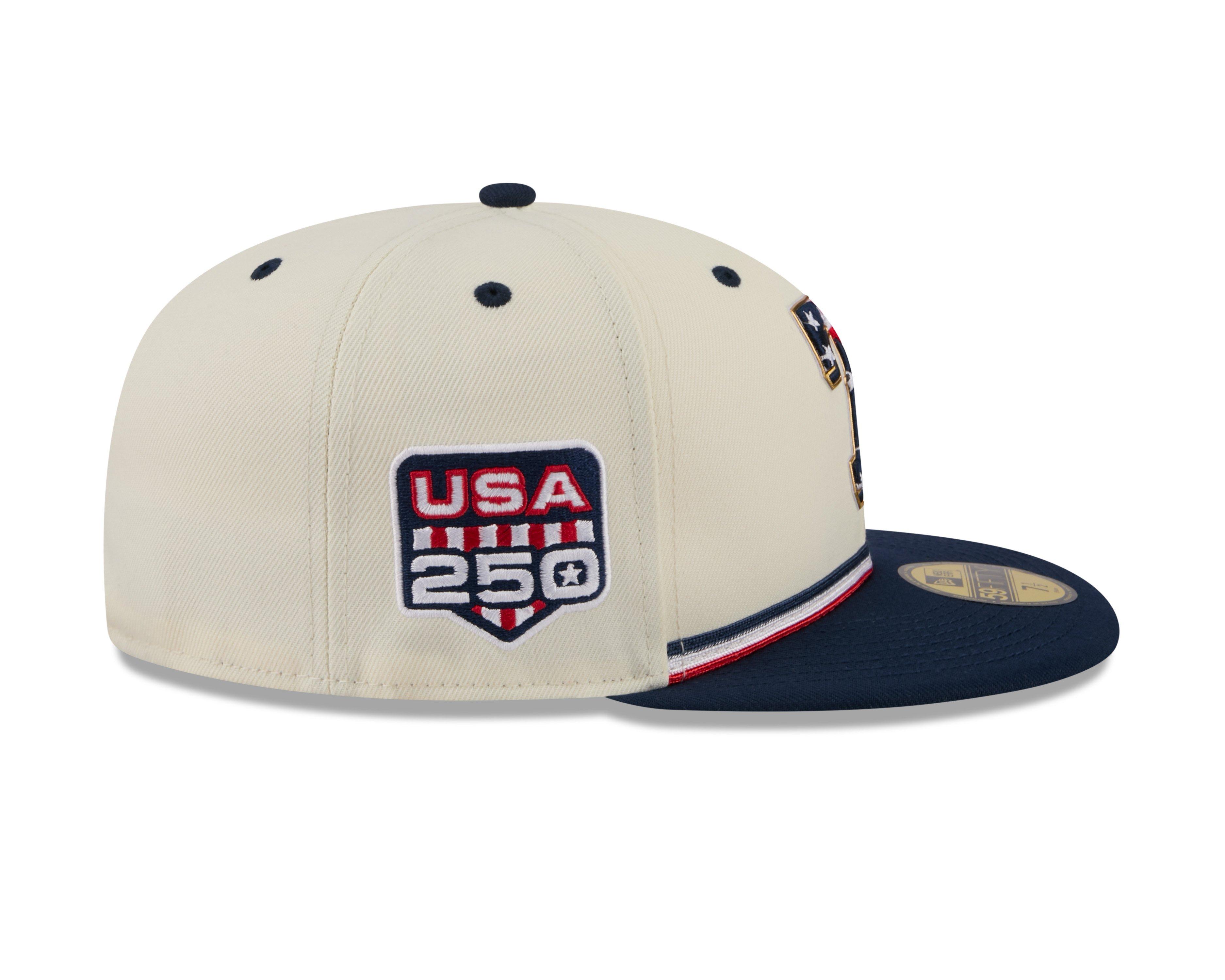 New Era Texas Rangers 59FIFTY 4th of July Fitted Hat - Red - RED Thumbnail View 6