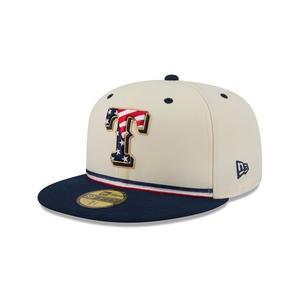 New Era Texas Rangers 59FIFTY 4th of July Fitted Hat - Red