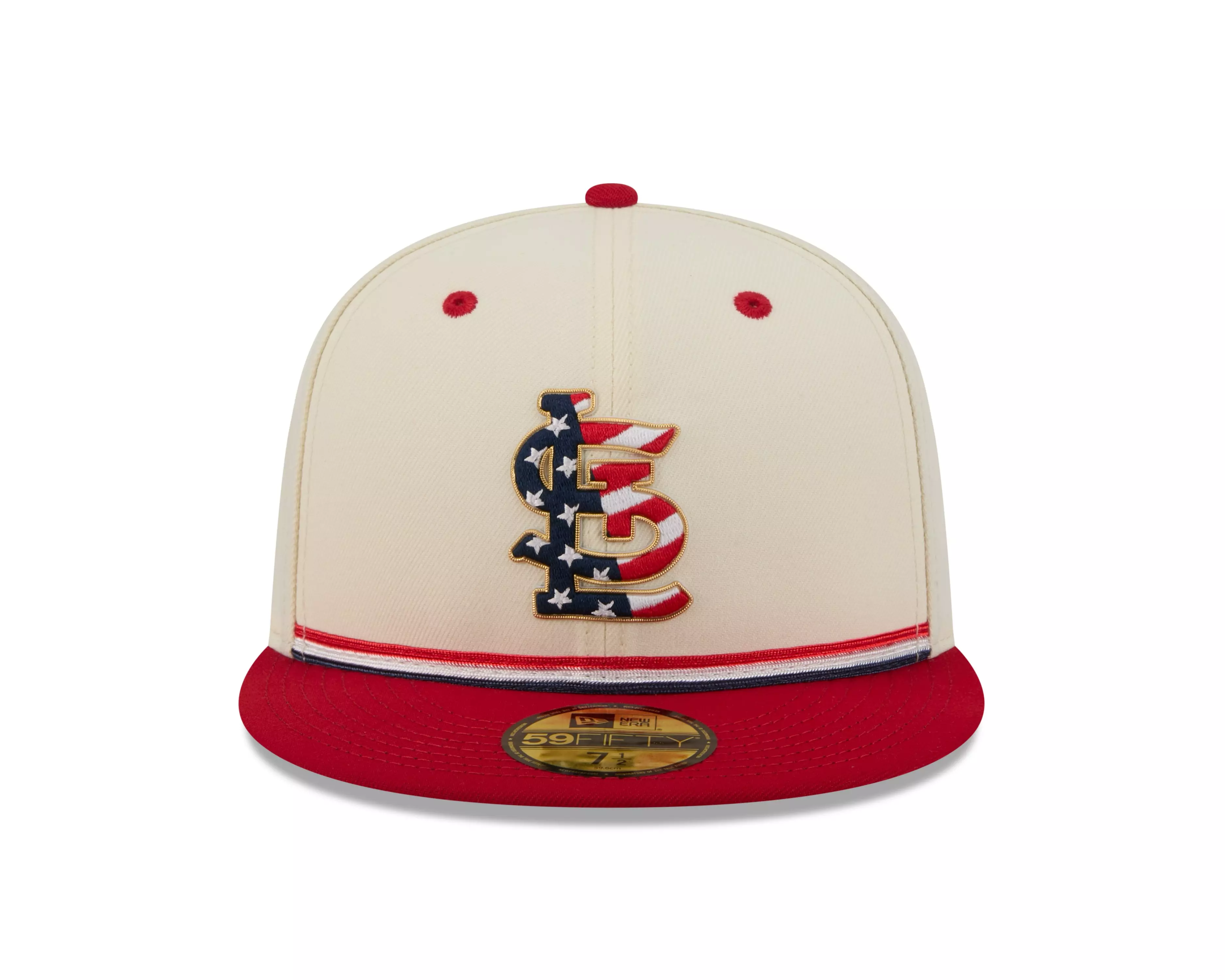 New Era St. Louis Cardinals 59FIFTY 4th of July Fitted Hat - Red - RED