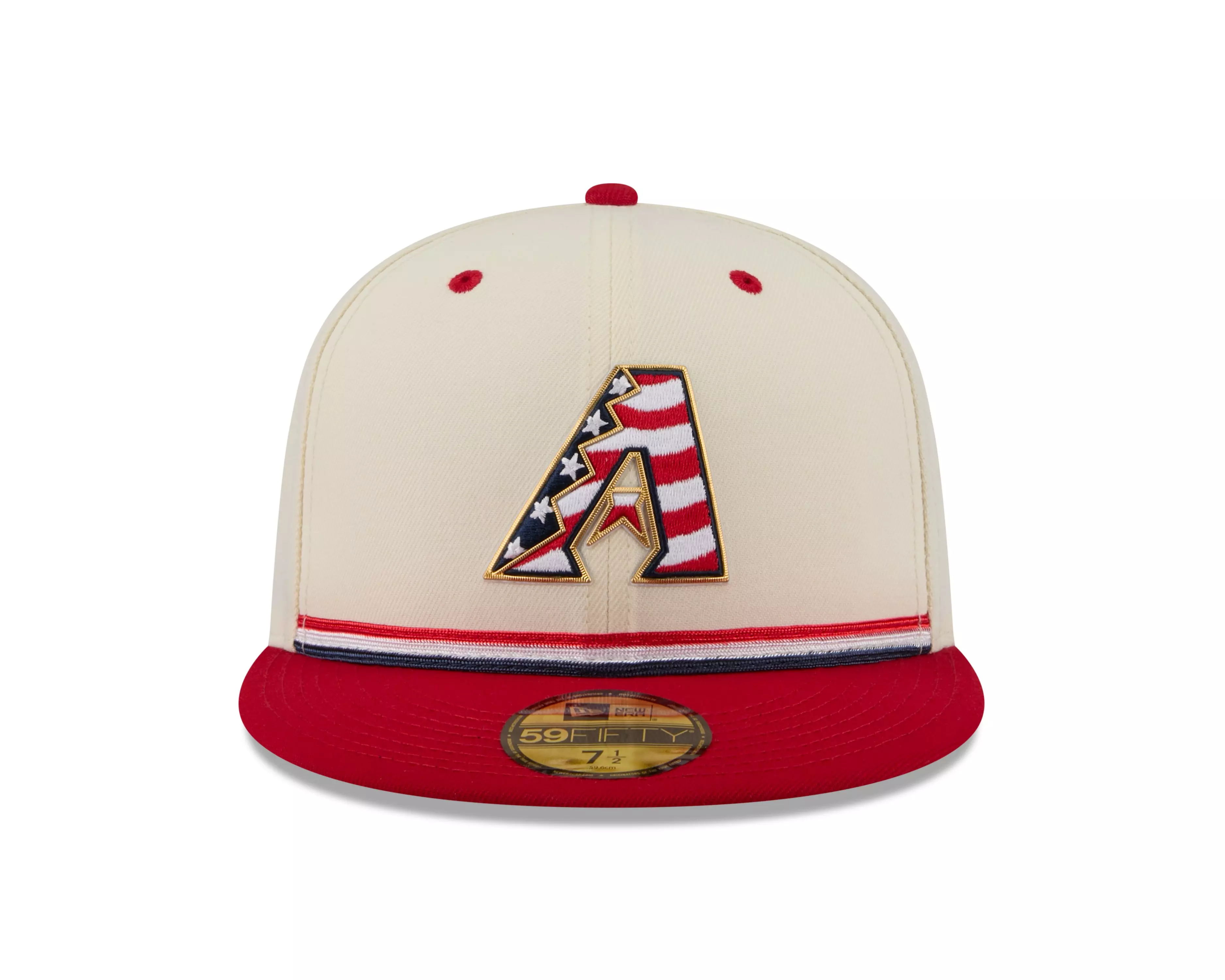 New Era Arizona Diamondbacks 59FIFTY 4th of July Fitted Hat - Red - RED