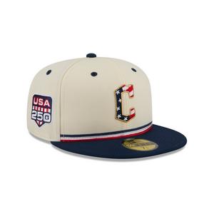 New Era Cleveland Guardians 59FIFTY 4th of July Fitted Hat - Royal