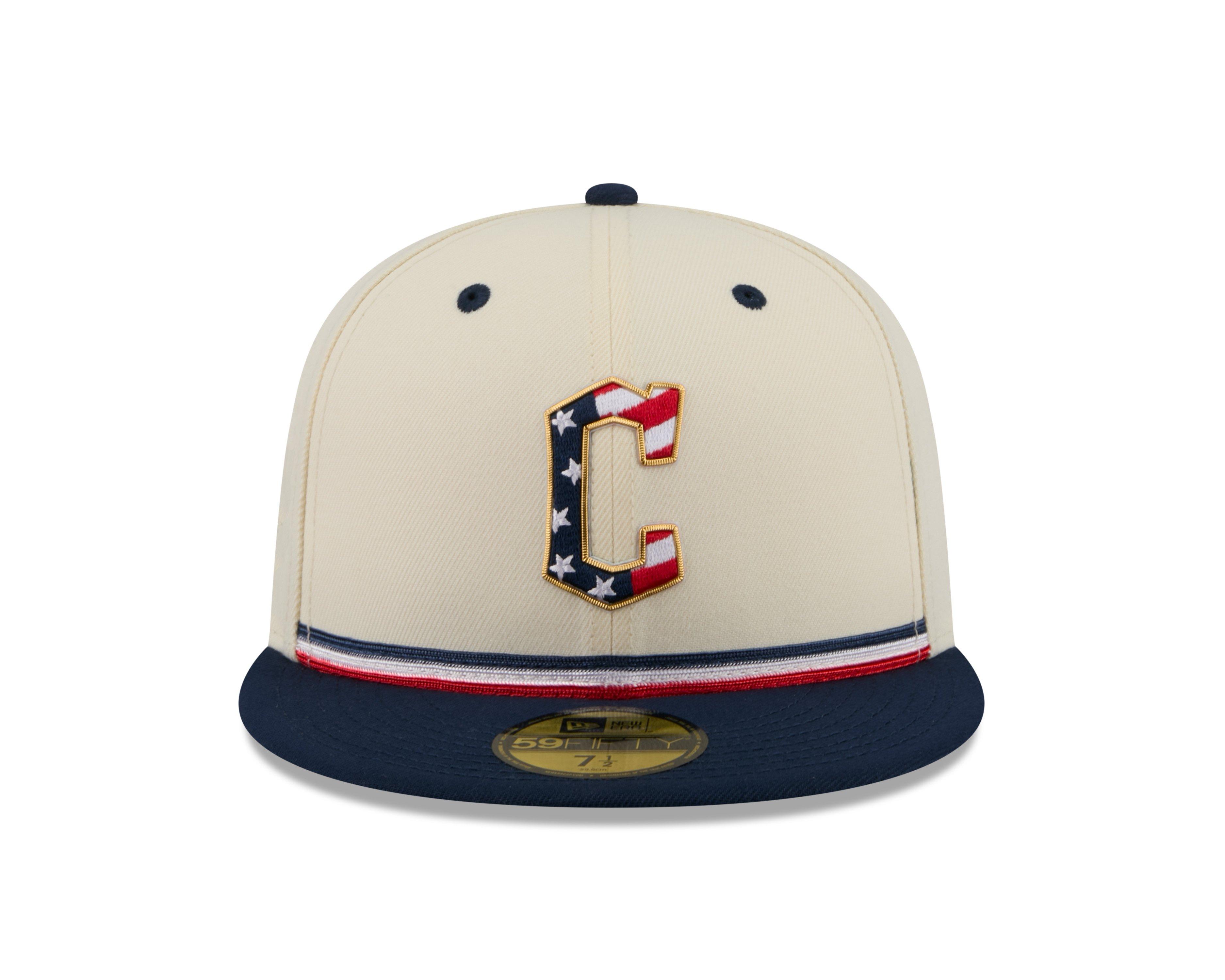 New Era Cleveland Guardians 59FIFTY 4th of July Fitted Hat - Royal - ROYAL Thumbnail View 3