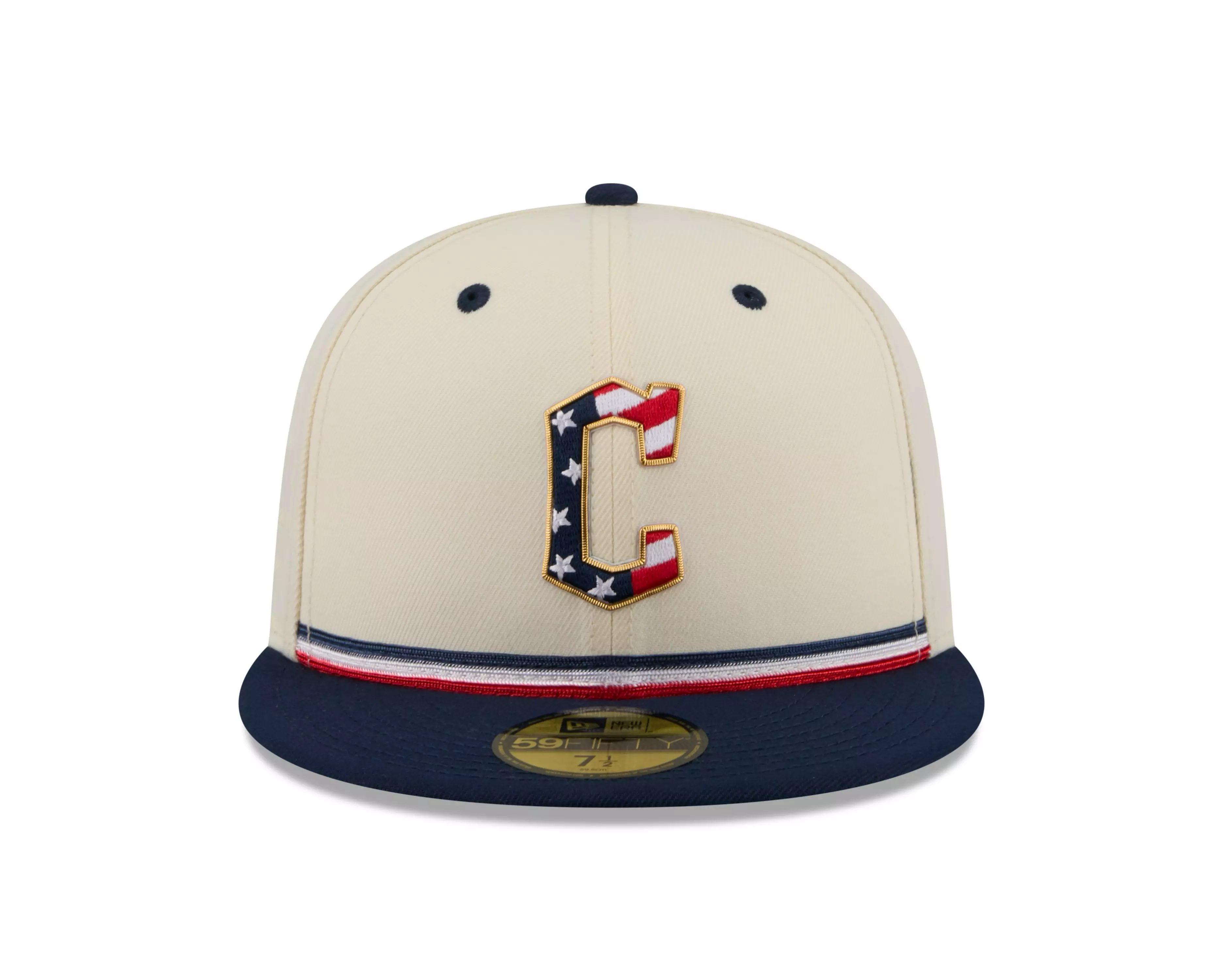 New Era Cleveland Guardians 59FIFTY 4th of July Fitted Hat - Royal - ROYAL