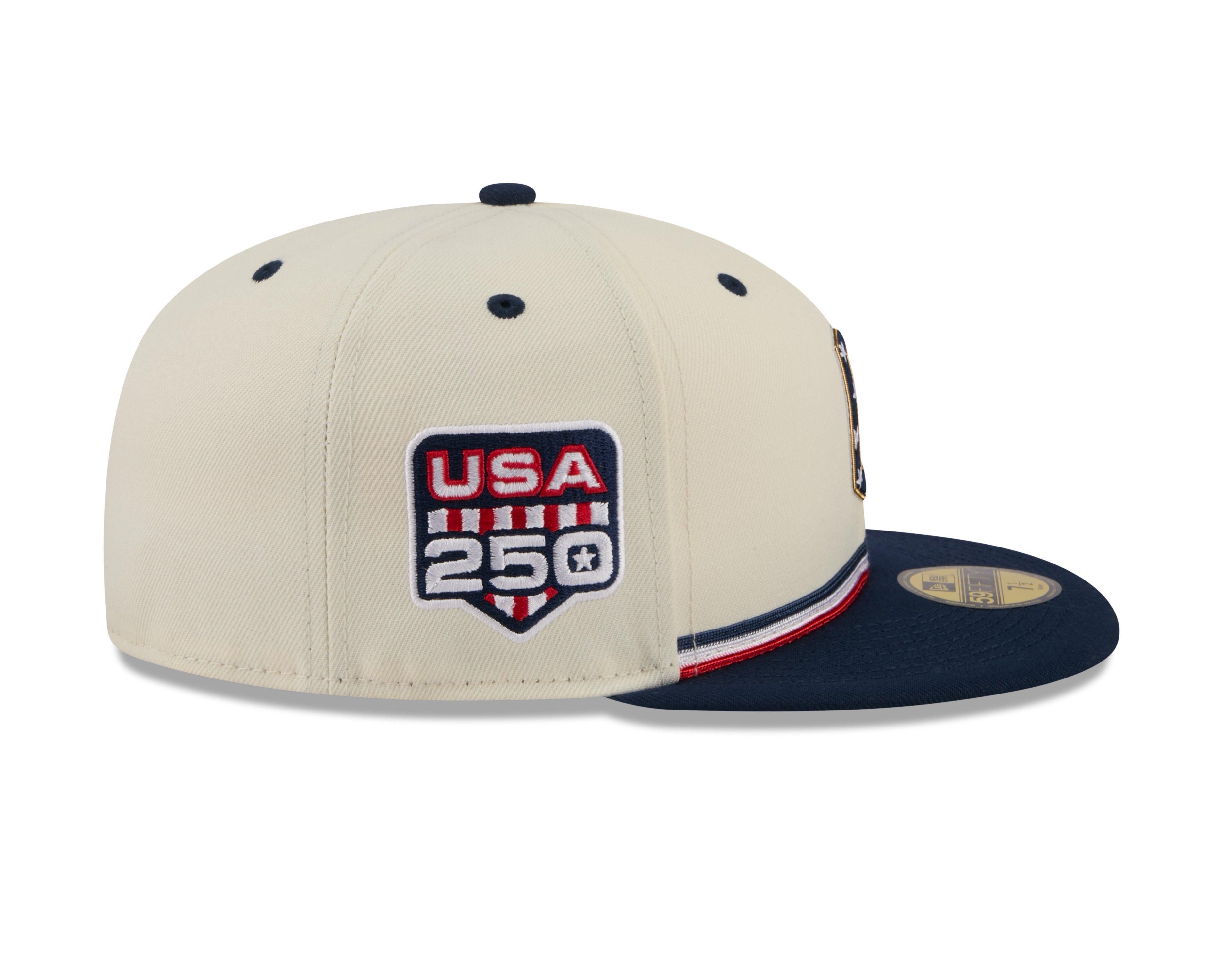 New Era Cleveland Guardians 59FIFTY 4th of July Fitted Hat - Royal - ROYAL Thumbnail View 6