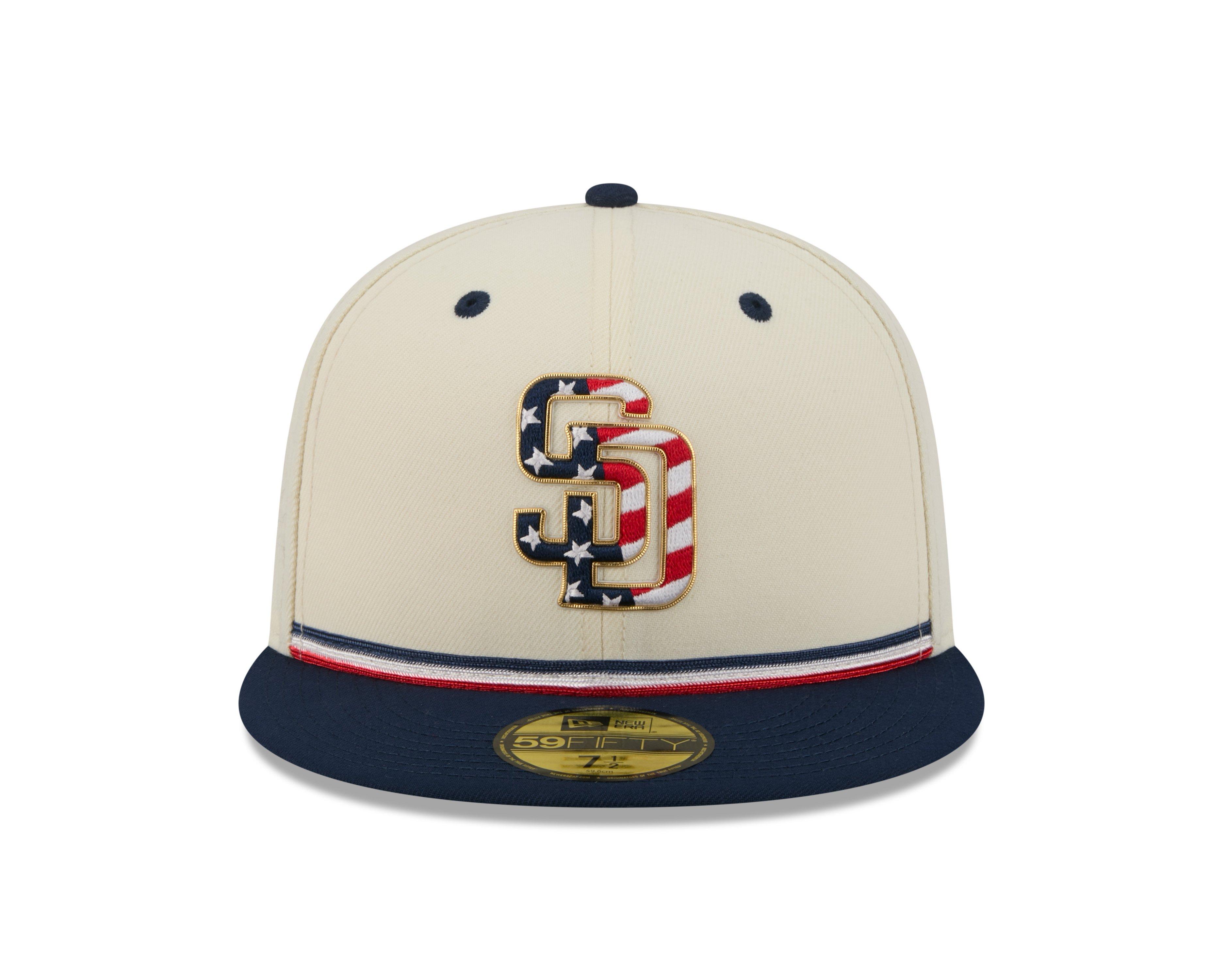 New Era San Diego Padres 59FIFTY 4th of July Fitted Hat - Royal - ROYAL Thumbnail View 3
