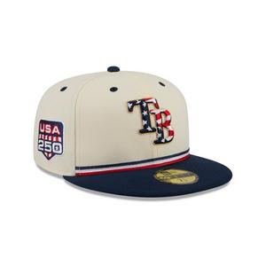 New Era Tampa Bay Rays 59FIFTY 4th of July Fitted Hat - Royal