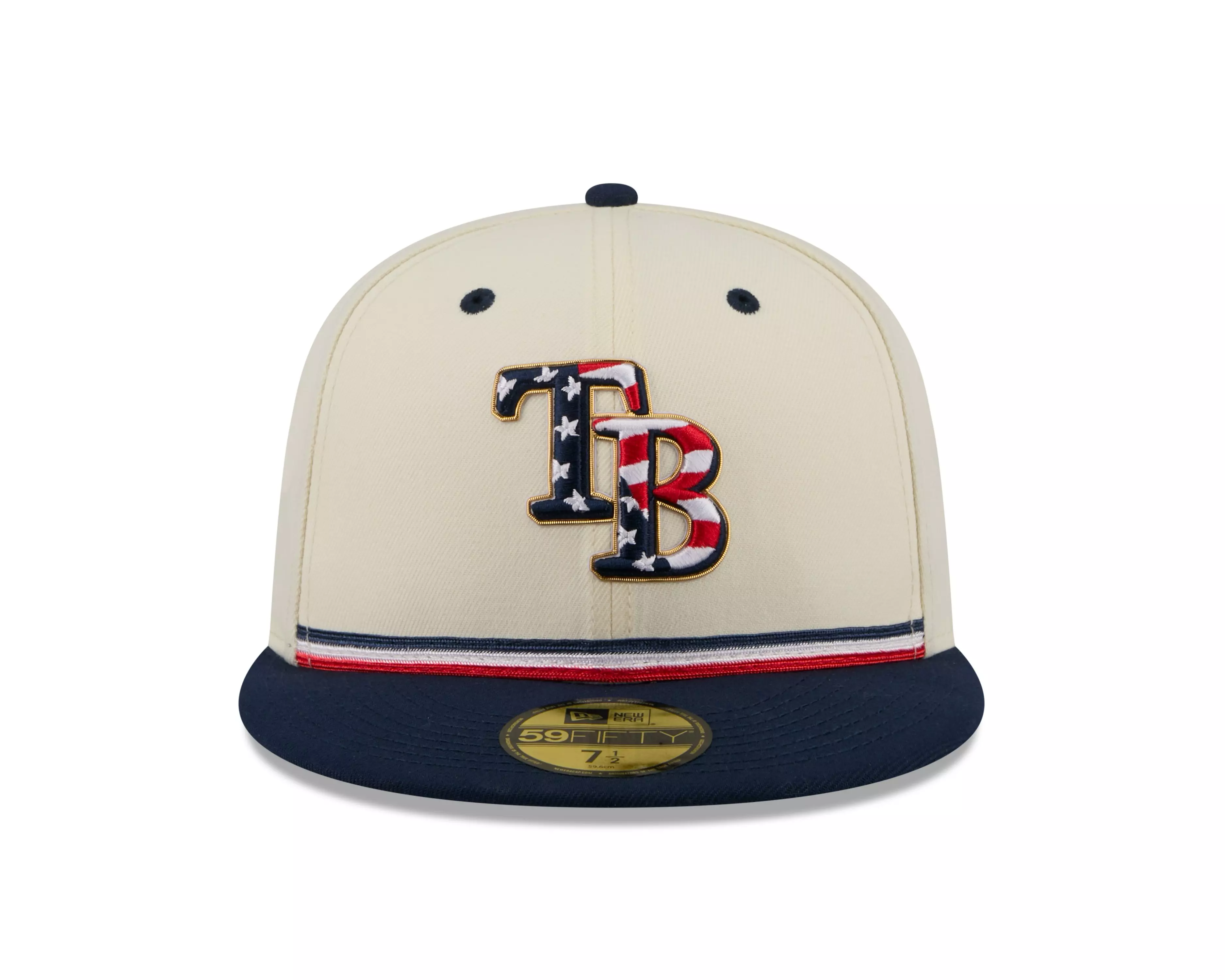New Era Tampa Bay Rays 59FIFTY 4th of July Fitted Hat - Royal - ROYAL