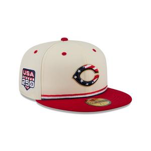 New Era Cincinnati Reds 59FIFTY 4th of July Fitted Hat - Red