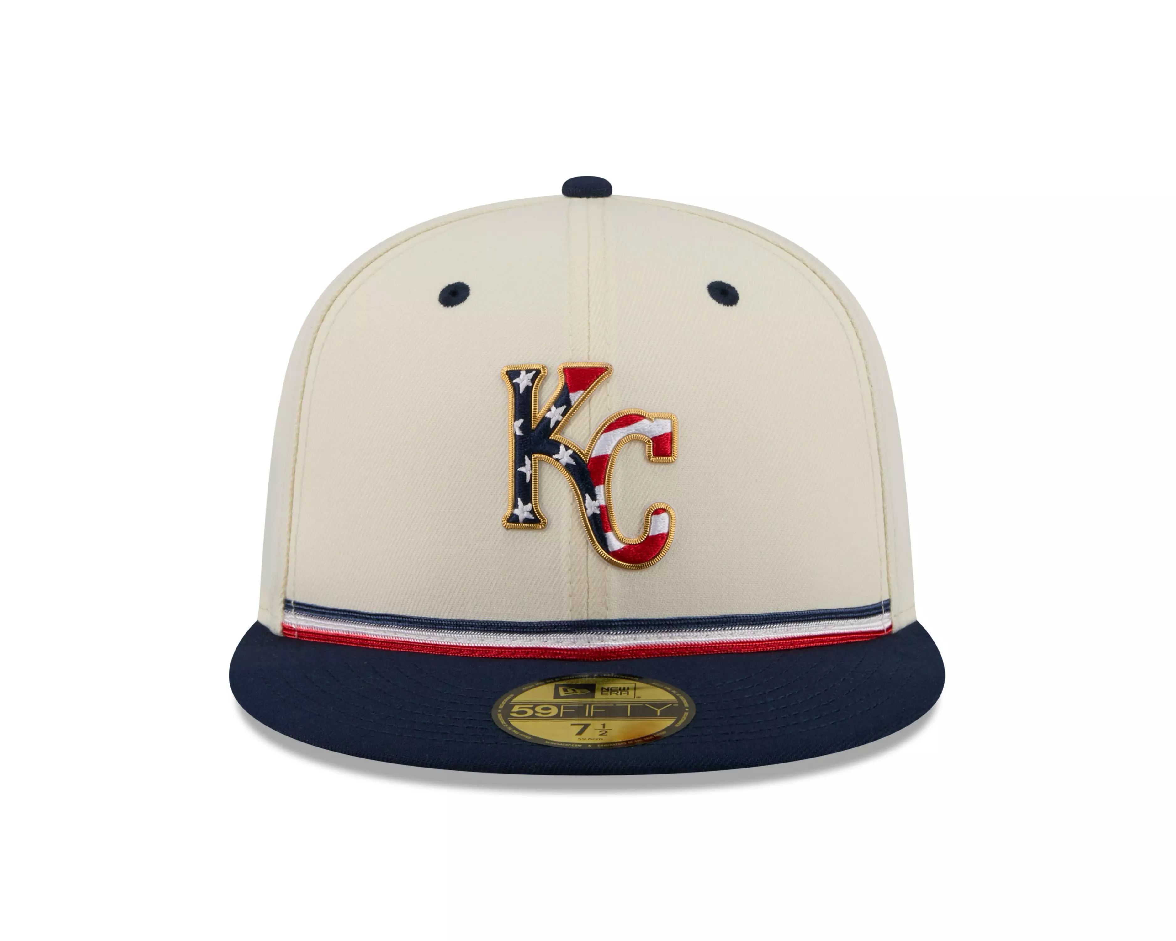 New Era Kansas City Royals 59FIFTY 4th of July Fitted Hat - Royal - ROYAL