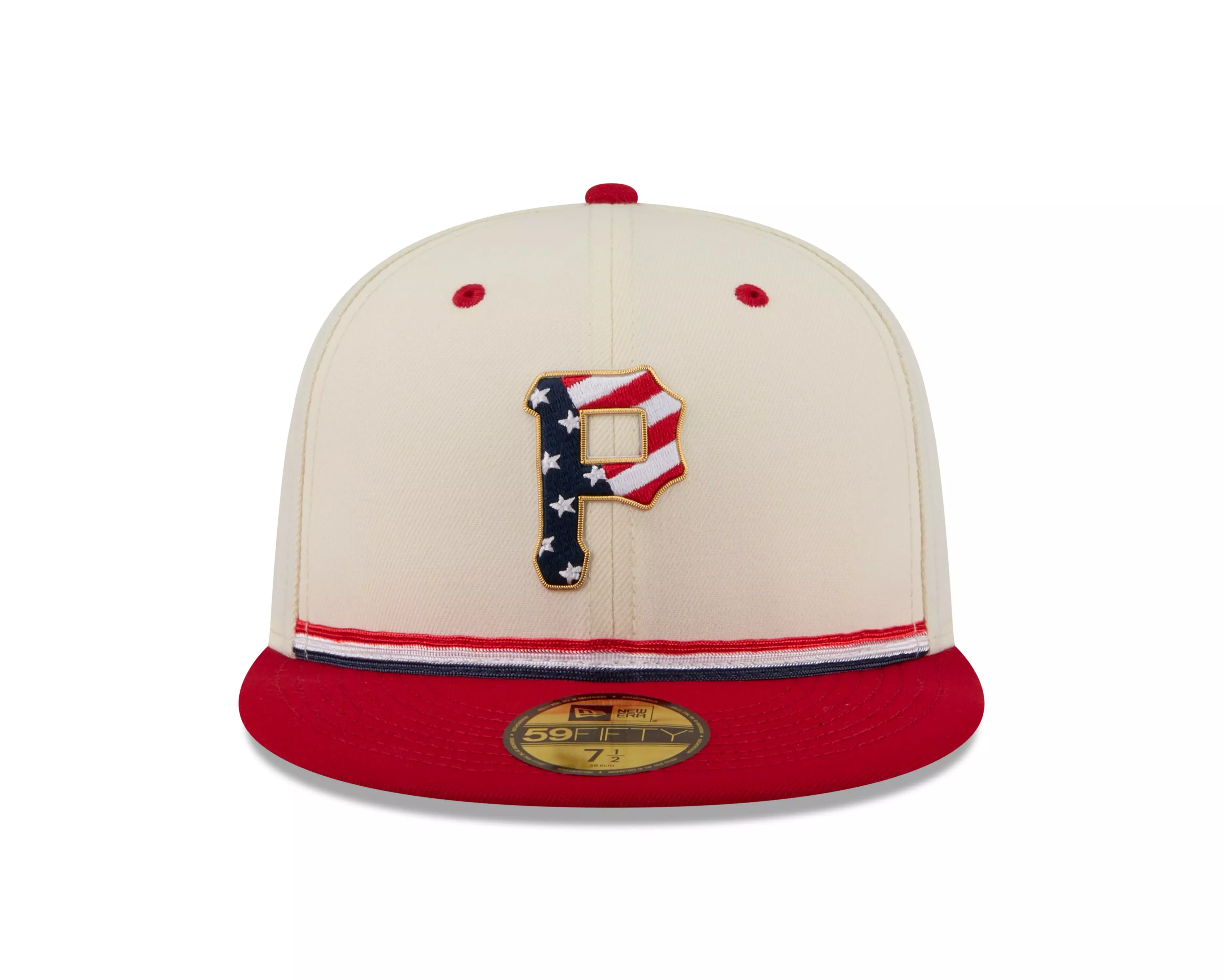 New Era Pittsburgh Pirates 59FIFTY 4th of July Fitted Hat - Red - RED