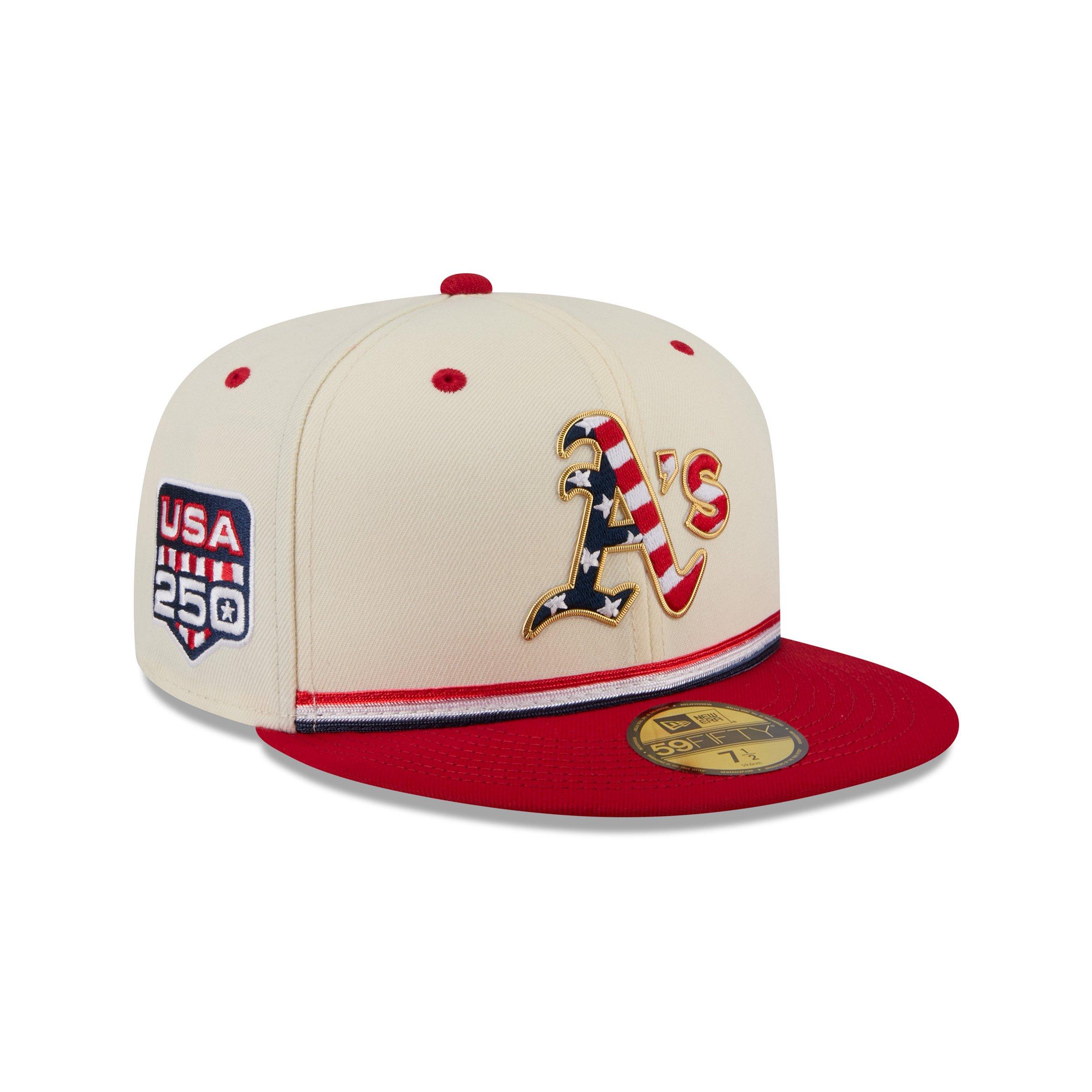 New Era Oakland Athletics 59FIFTY 4th of July Red Fitted Hat