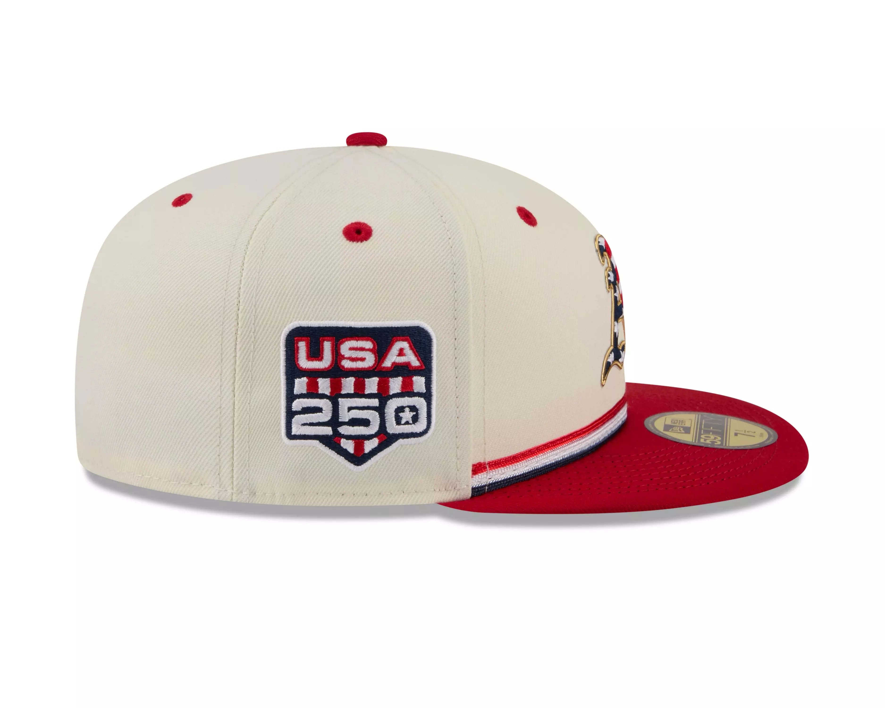 New Era Oakland Athletics 59FIFTY 4th of July Fitted Hat - Red - RED