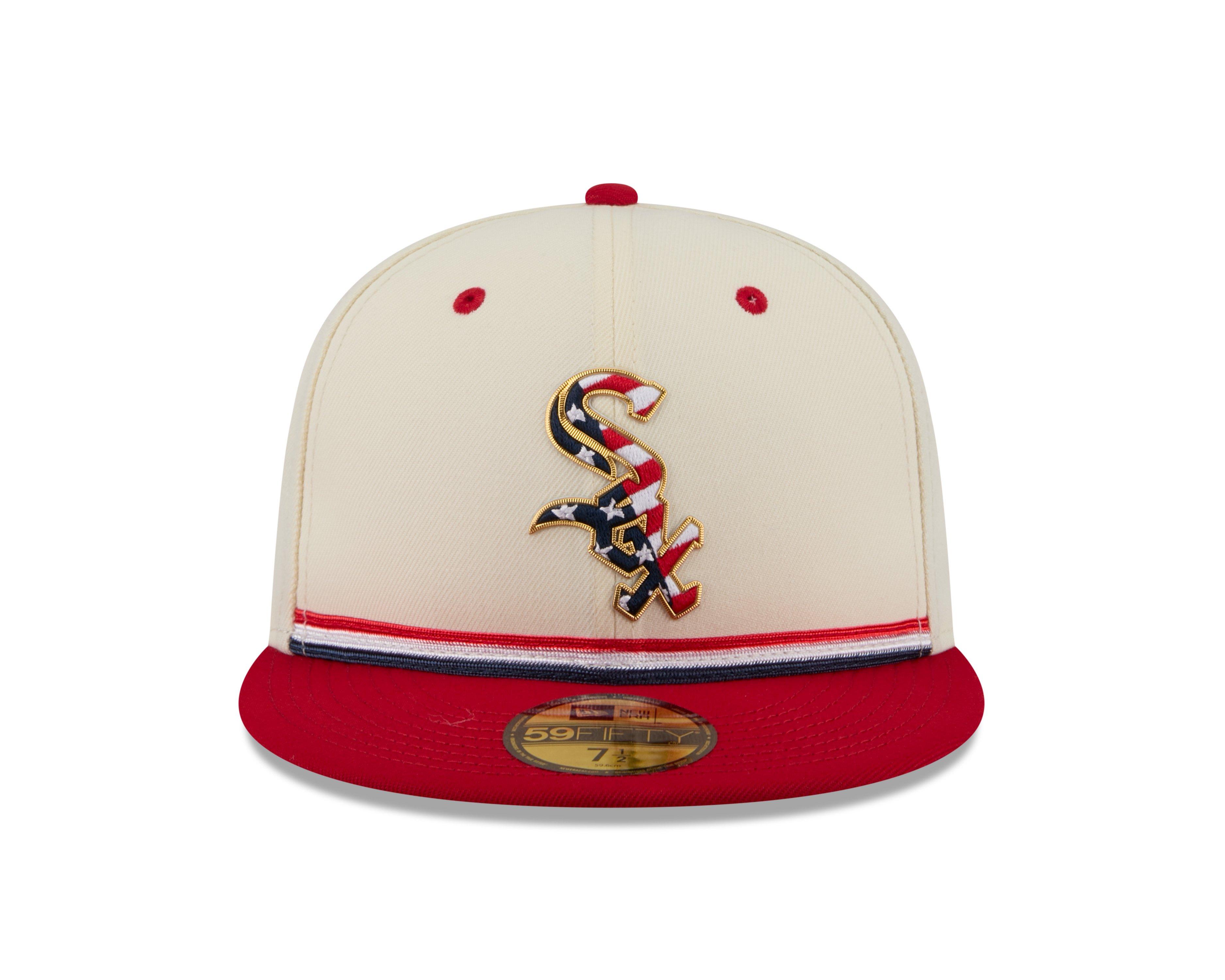 New Era New York Yankees 59FIFTY 4th of July Fitted Hat - Red - RED Thumbnail View 3