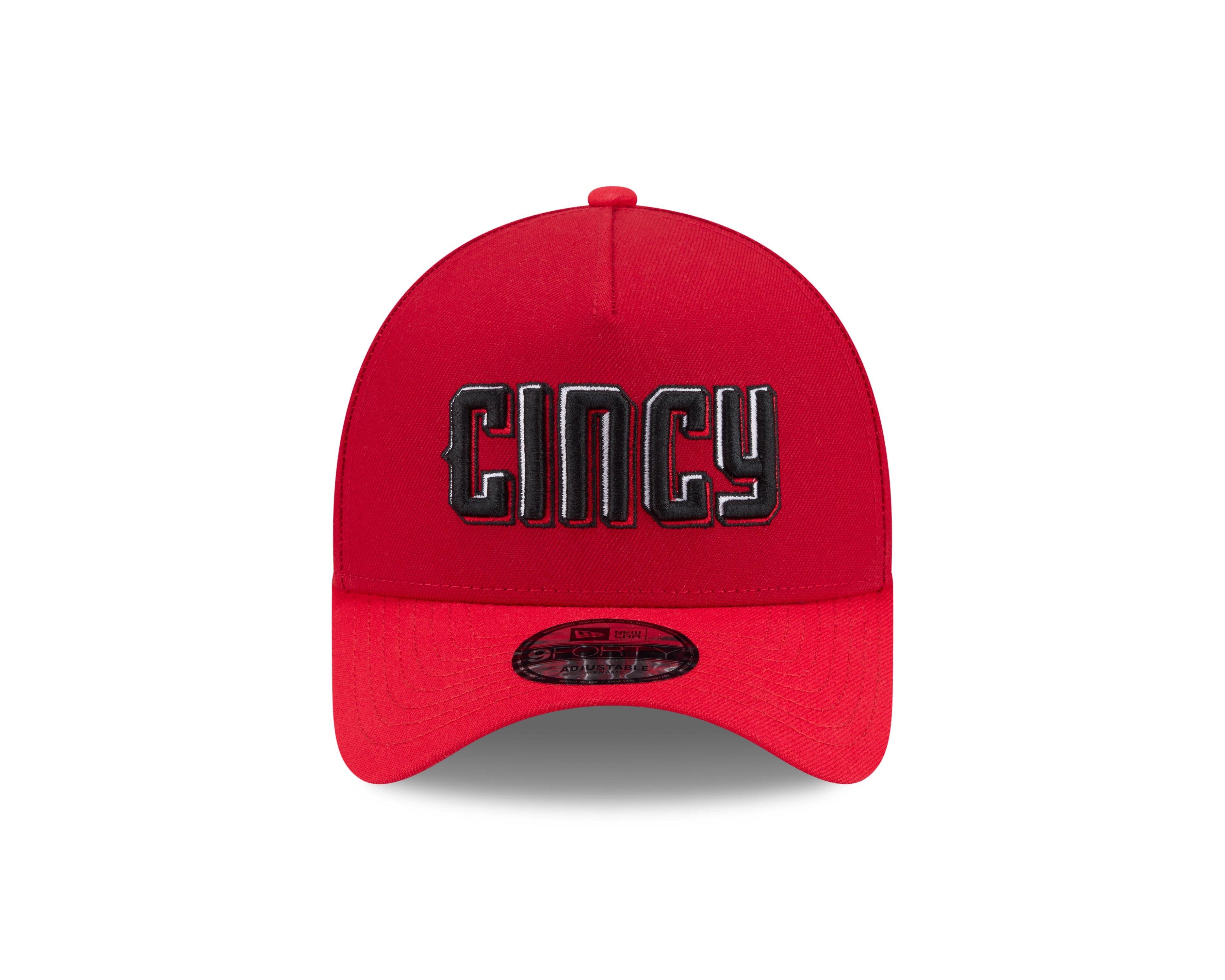 New Era Cincinnati Reds 9FORTY A-Frame City Connect Snapback Hat - Red - RED Thumbnail View 3