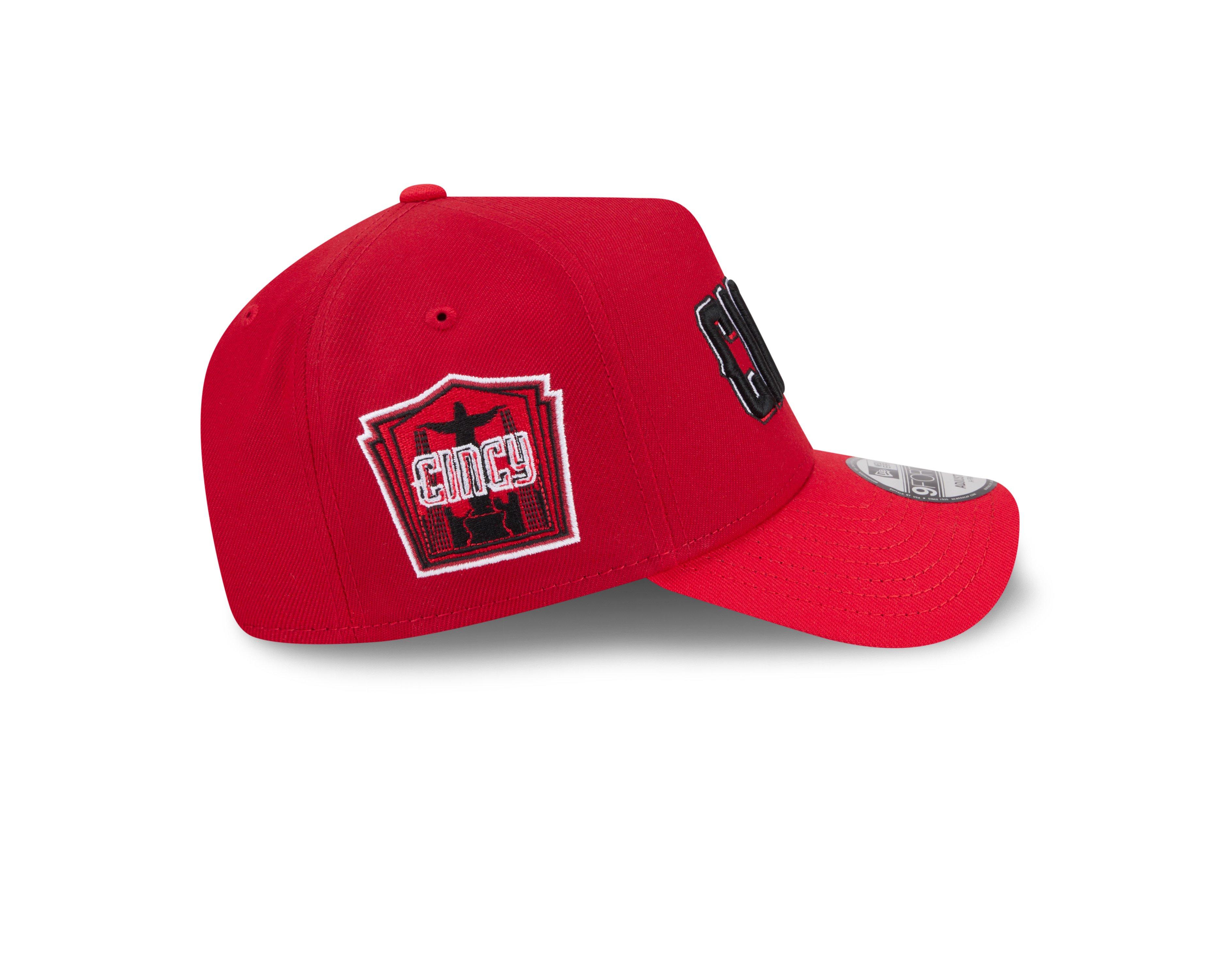 New Era Cincinnati Reds 9FORTY A-Frame City Connect Snapback Hat - Red - RED Thumbnail View 6