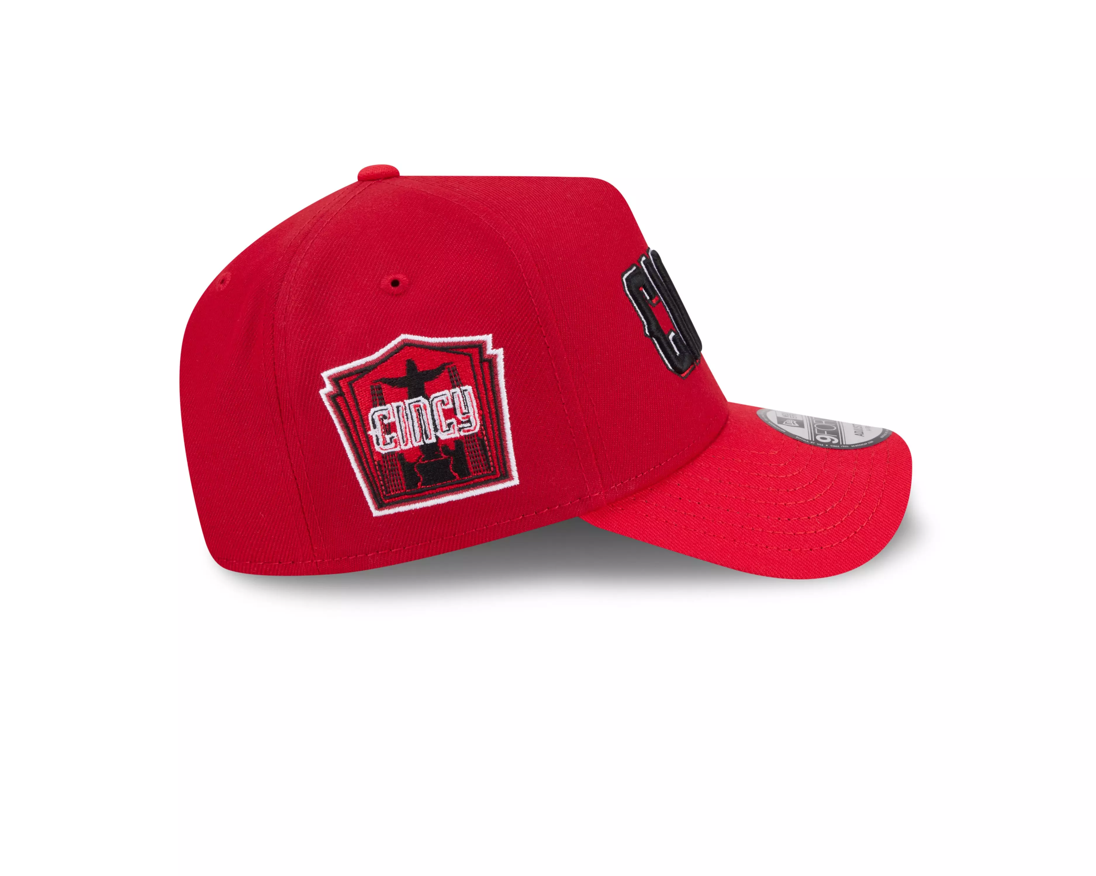 New Era Cincinnati Reds 9FORTY A-Frame City Connect Snapback Hat - Red - RED