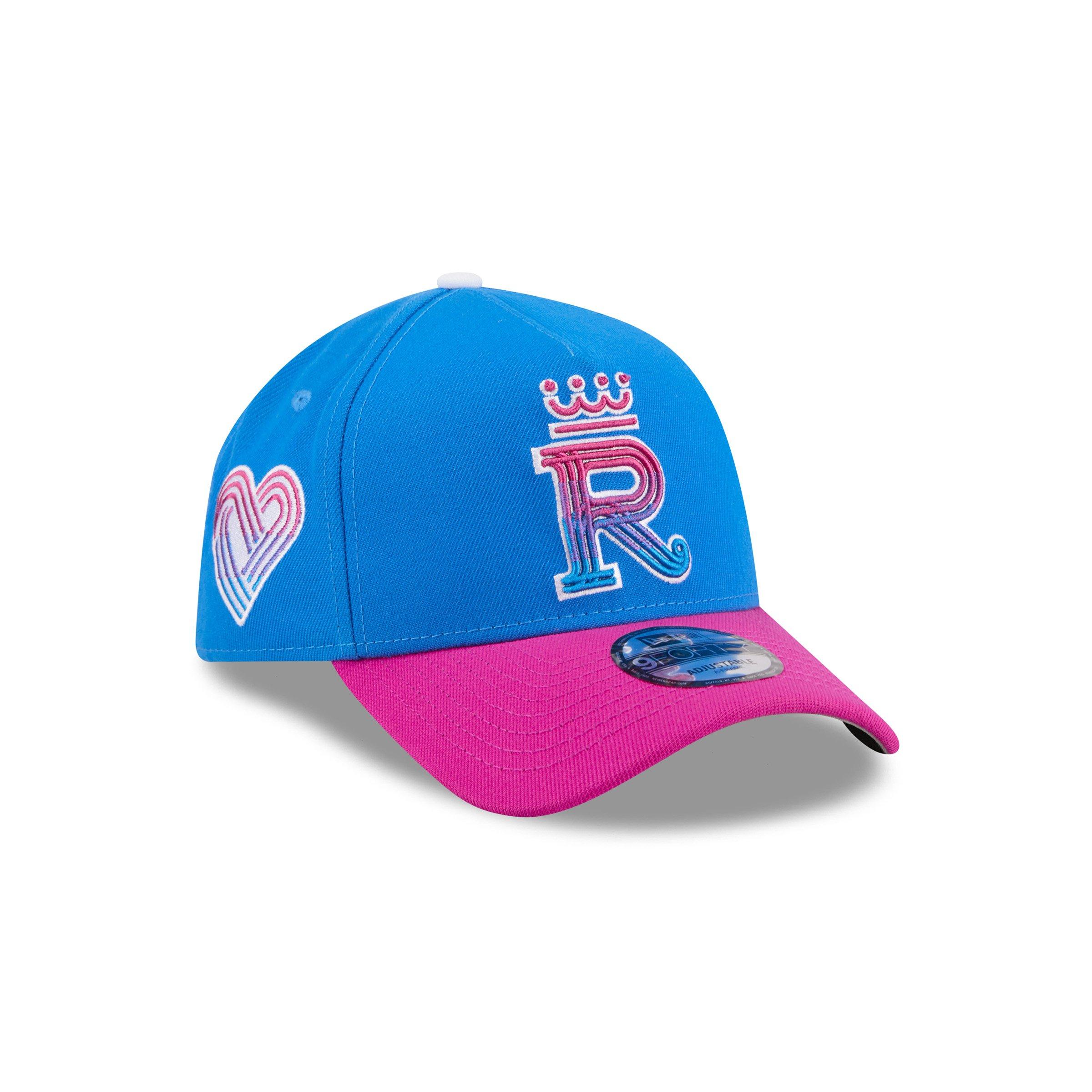 New Era Kansas City Royals 9FORTY A-Frame City Connect Snapback Hat - Blue - BLUE Thumbnail View 2