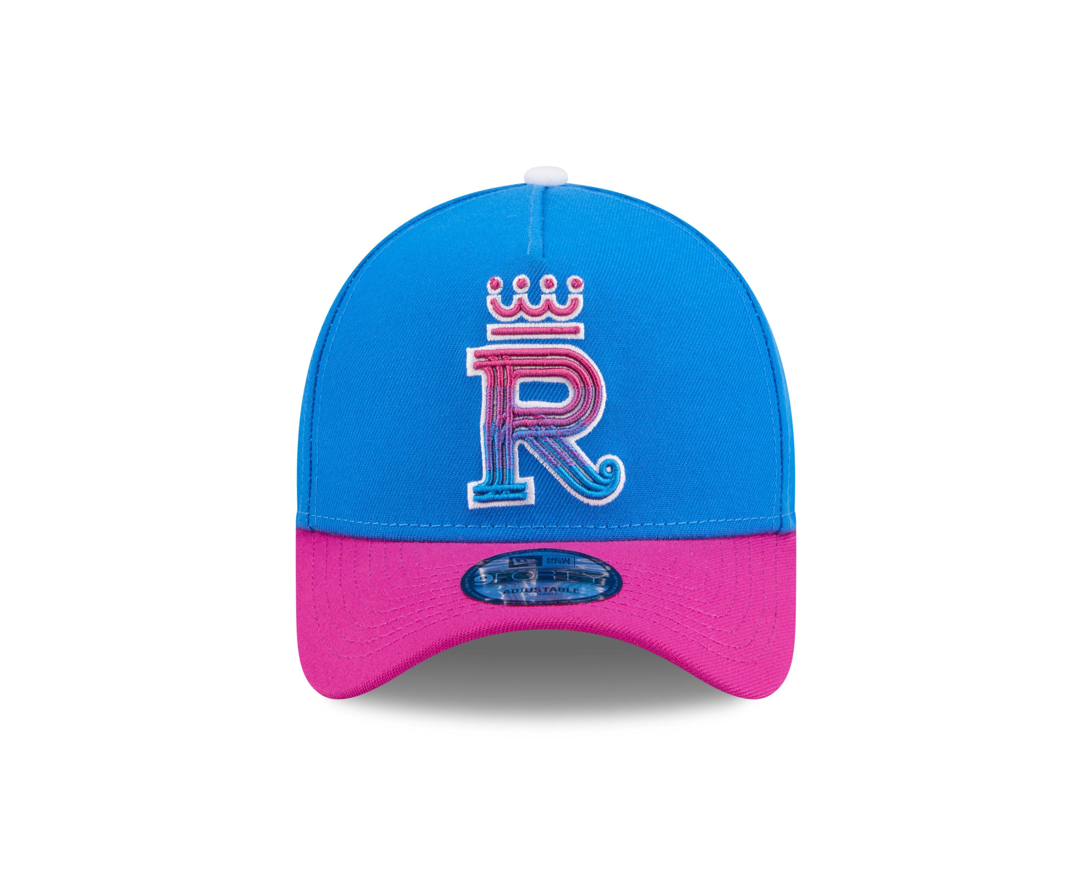 New Era Kansas City Royals 9FORTY A-Frame City Connect Snapback Hat - Blue - BLUE Thumbnail View 3