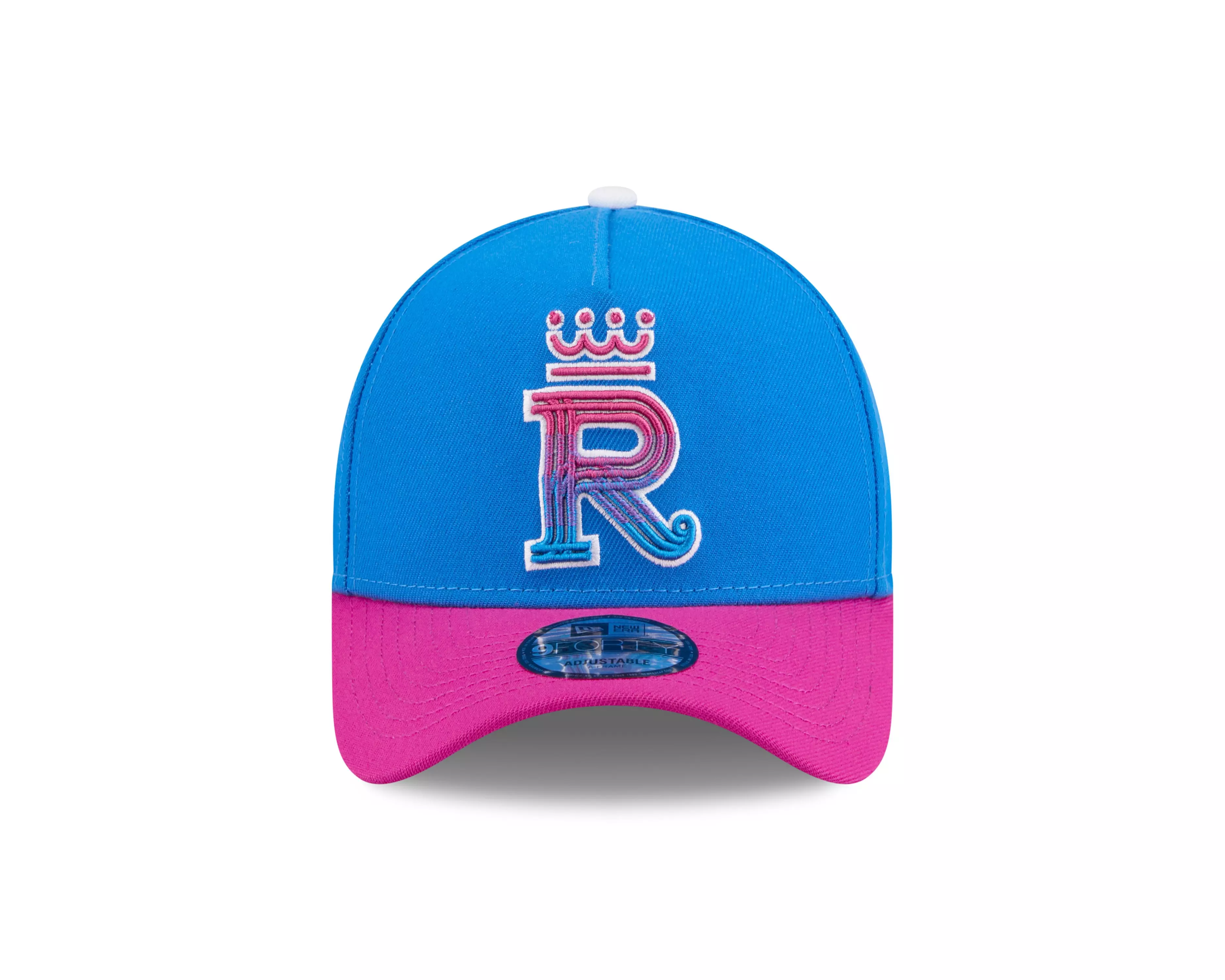 New Era Kansas City Royals 9FORTY A-Frame City Connect Snapback Hat - Blue - BLUE