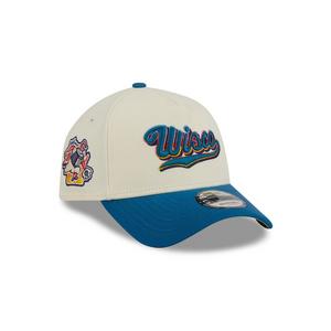 New Era Milwaukee Brewers 9FORTY A-Frame City Connect Snapback Hat - Blue