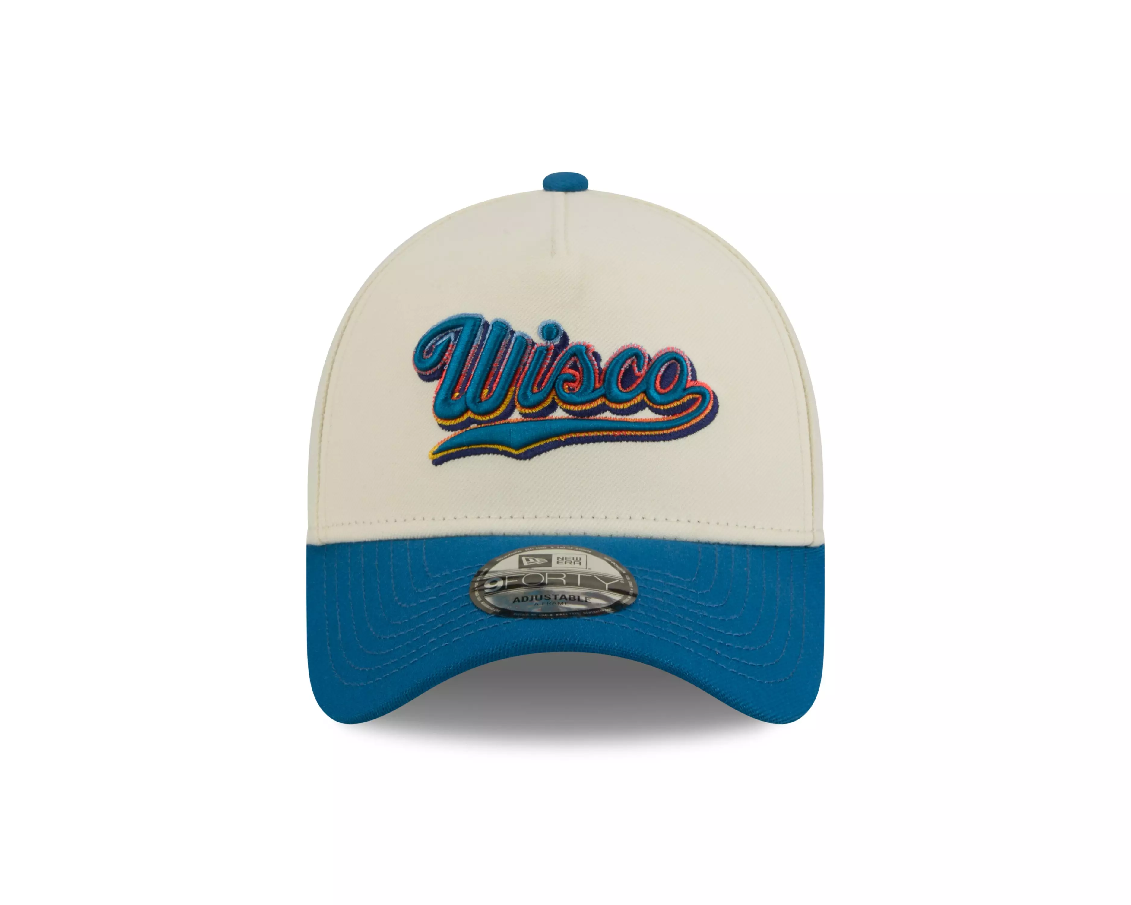 New Era Milwaukee Brewers 9FORTY A-Frame City Connect Snapback Hat - Blue - BLUE