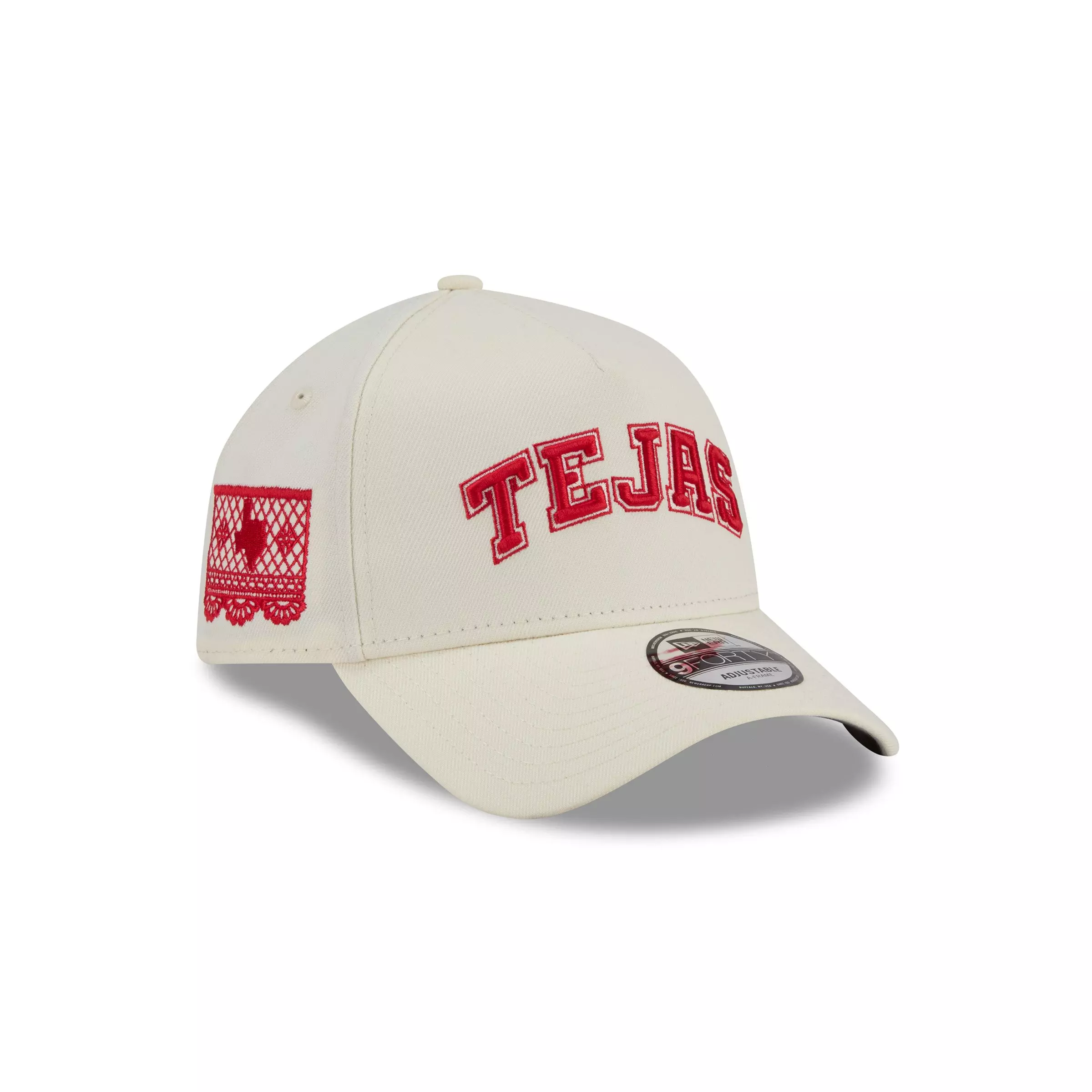 New Era Texas Rangers 9FORTY A-Frame City Connect Snapback Hat - Red - RED