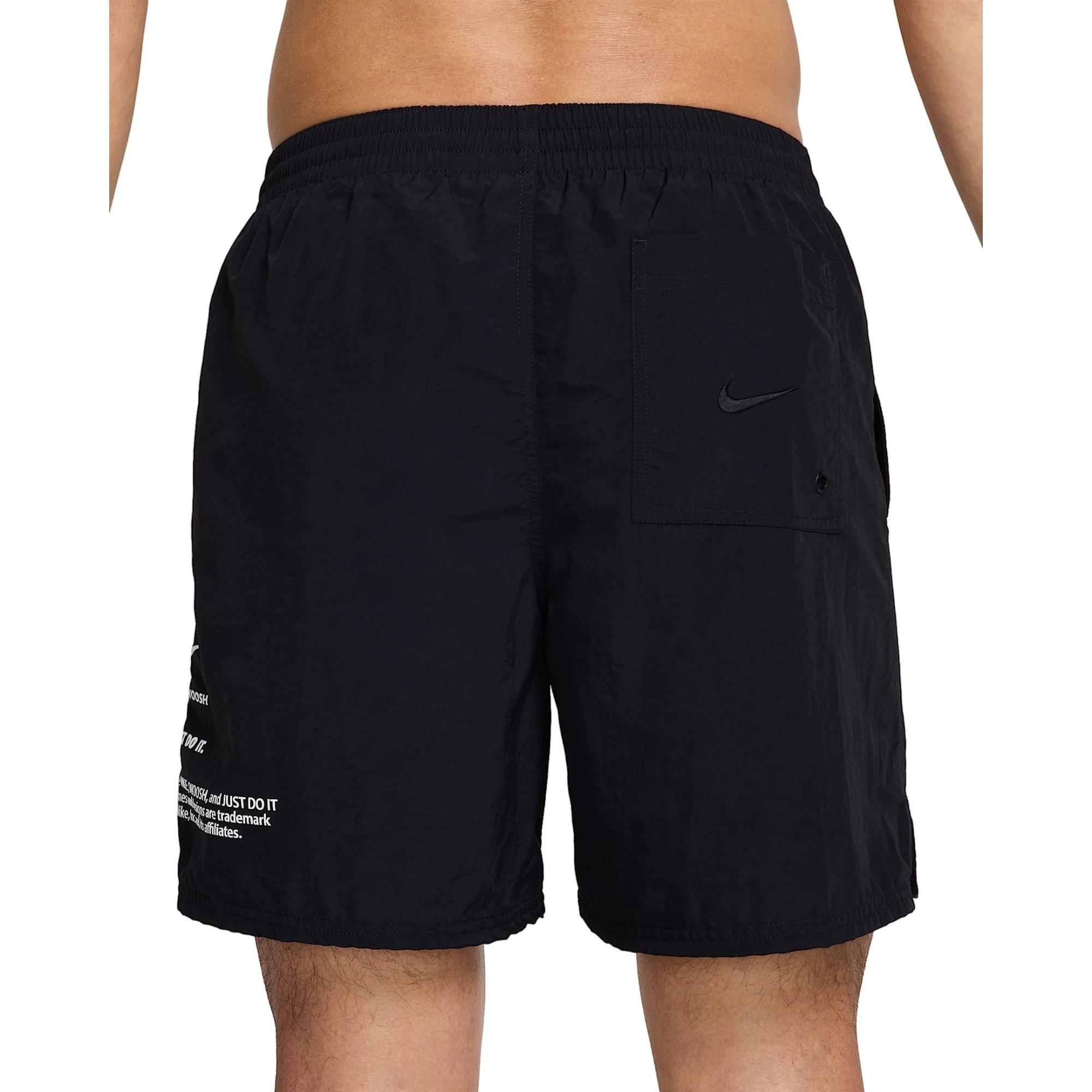Nike Men's Swim Breaker 7" Volley Shorts - BLACK Thumbnail View 2