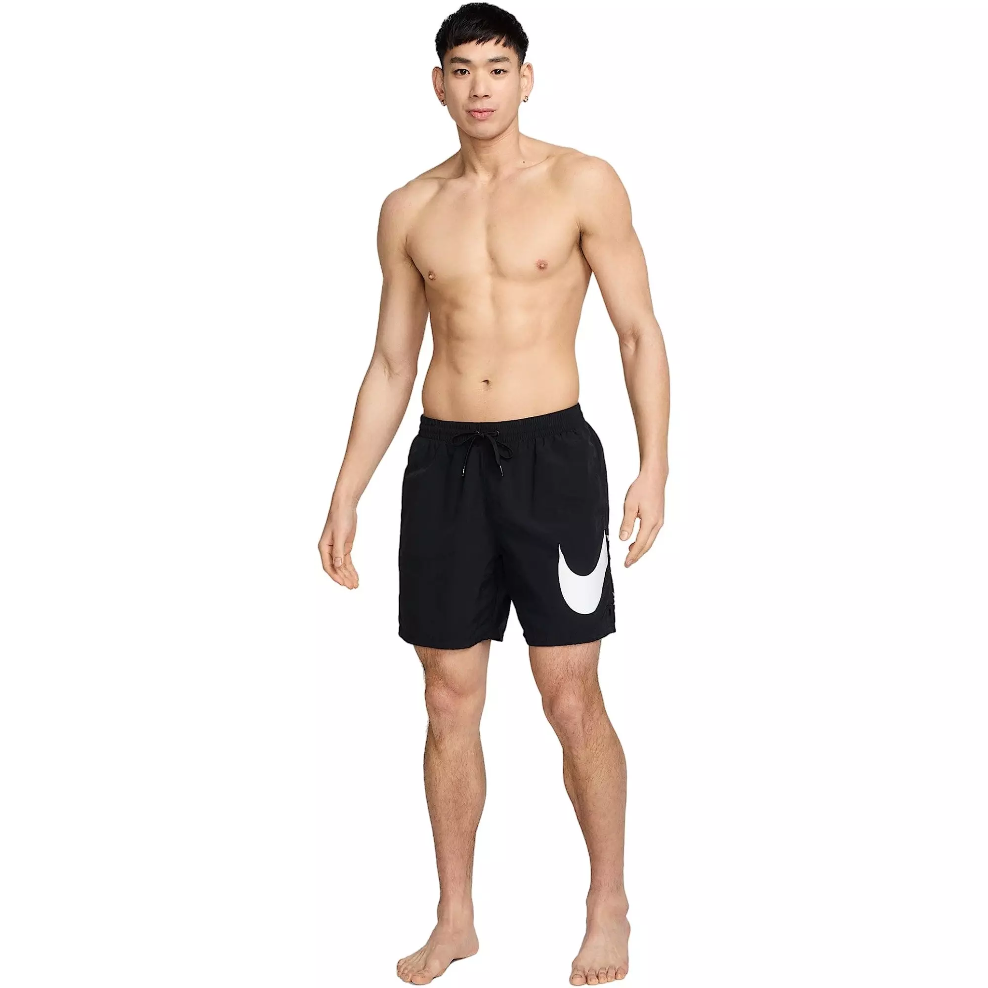 Nike Men's Swim Breaker 7" Volley Shorts - BLACK