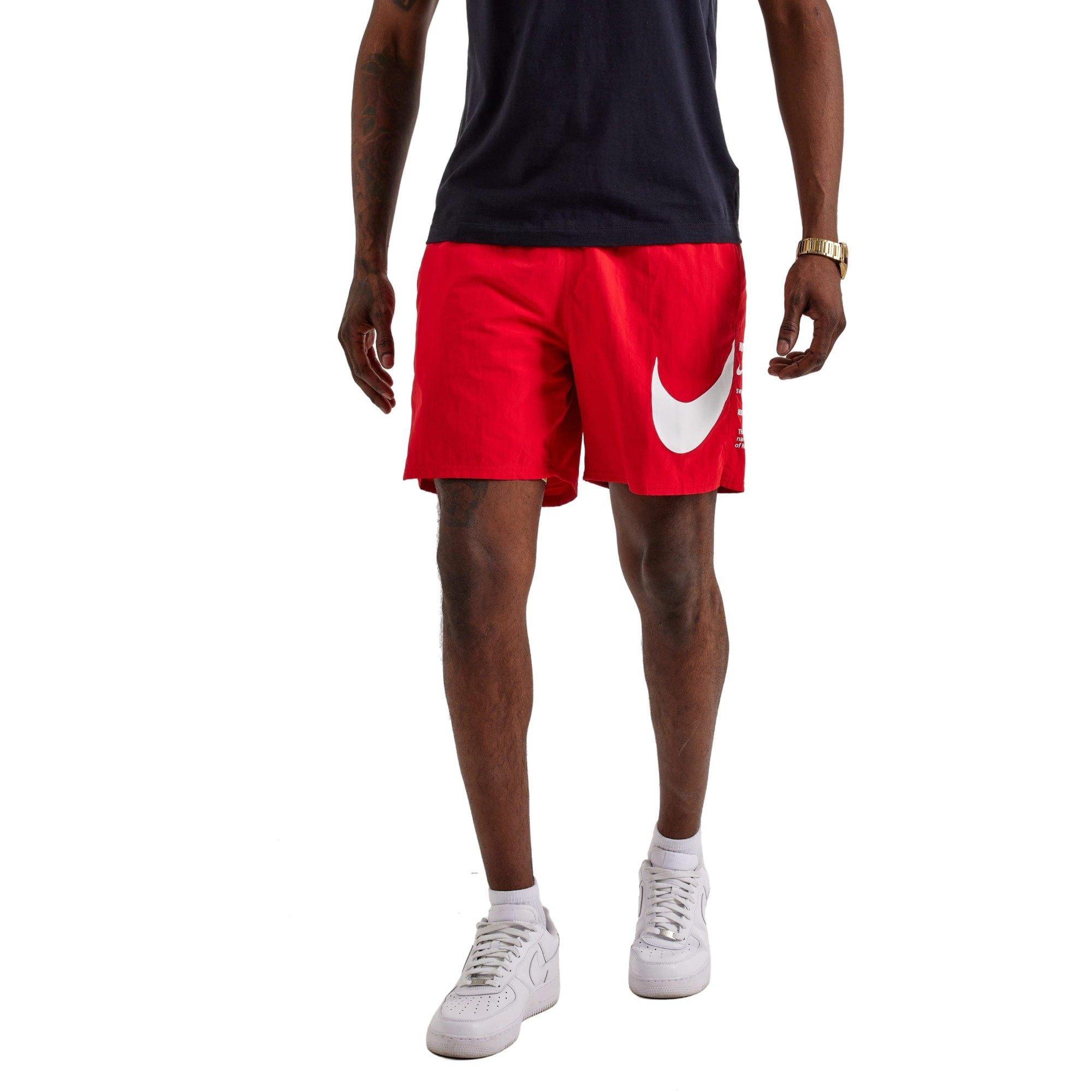 Nike Men's Swim Breaker 7" Volley Shorts-Red - RED Thumbnail View 1