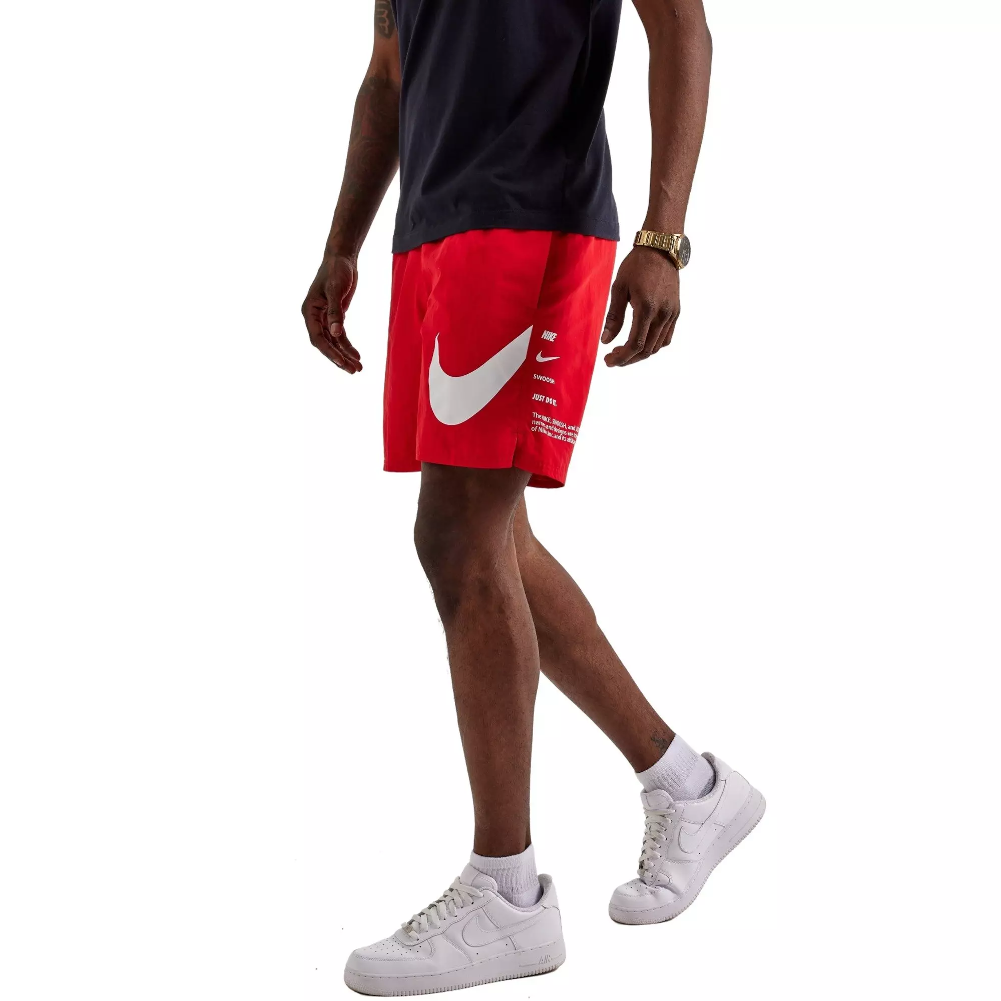 Nike Men's Swim Breaker 7" Volley Shorts - Red - RED