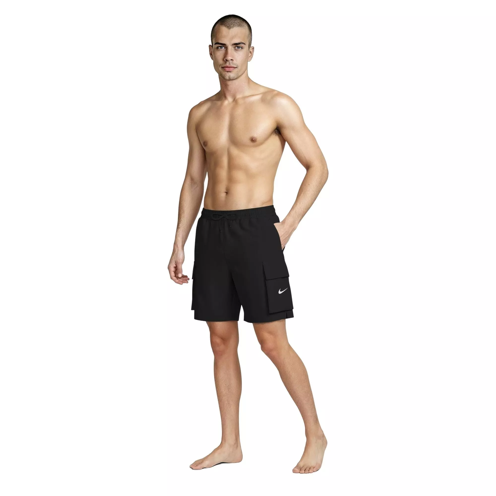 Nike Men's Voyage 7-Inch Premium Shorts - Black - BLACK