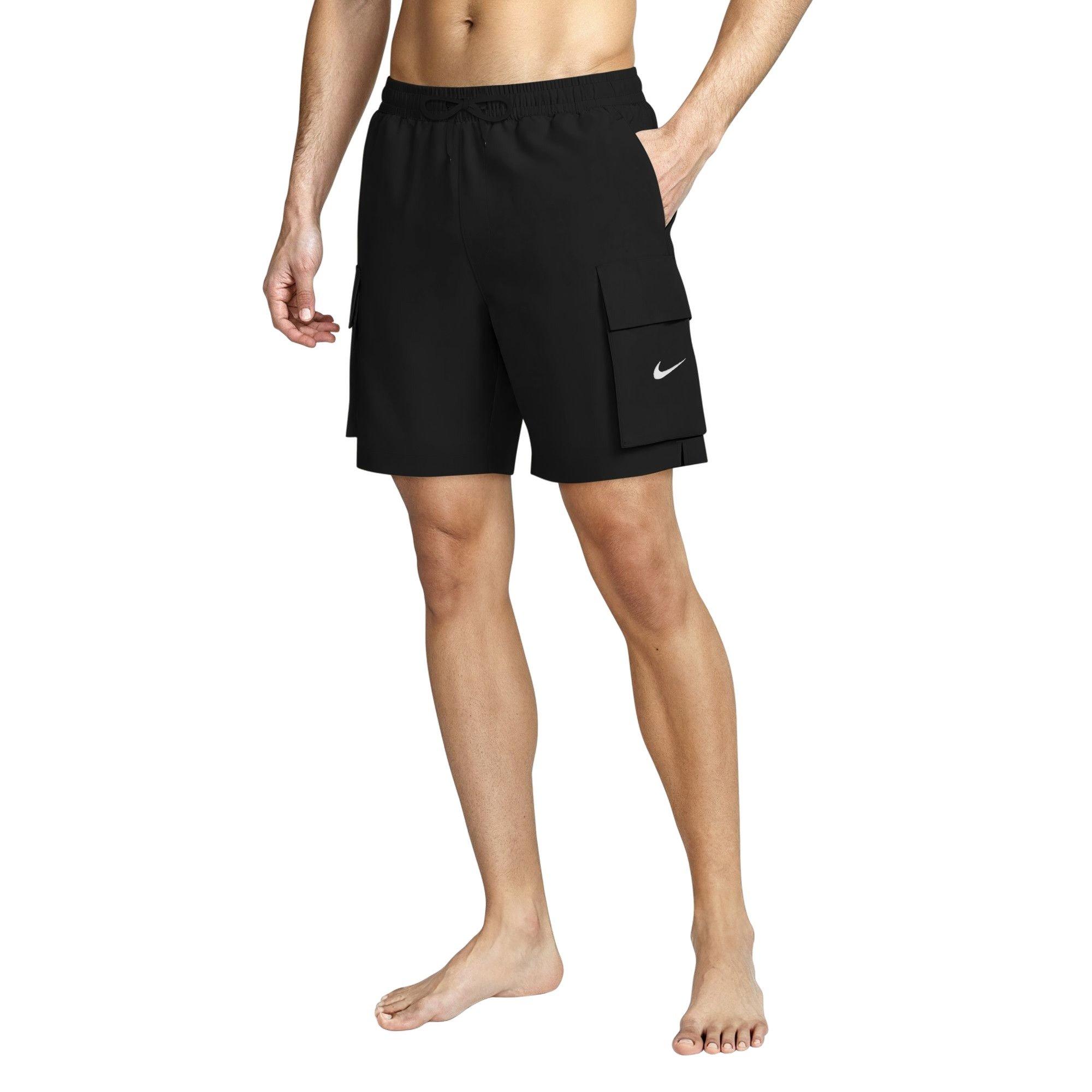 Nike Men's Voyage 7-Inch Premium Shorts - Black - BLACK Thumbnail View 8