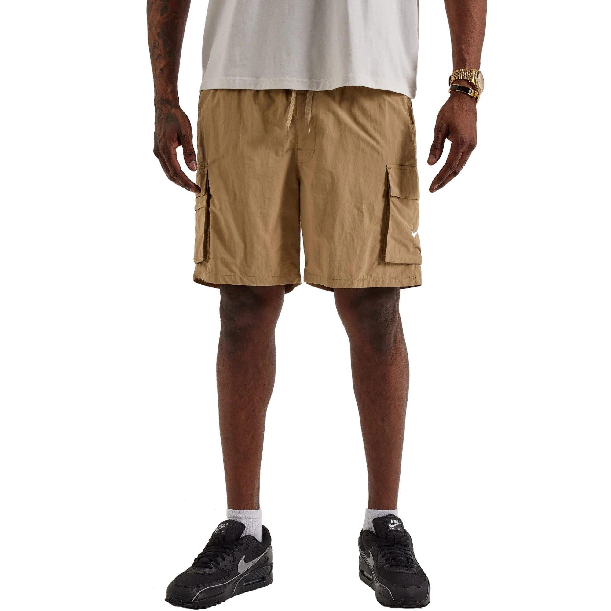 Nike Men's Swim Multi-Pocket Volley Shorts - BEIGE Thumbnail View 1