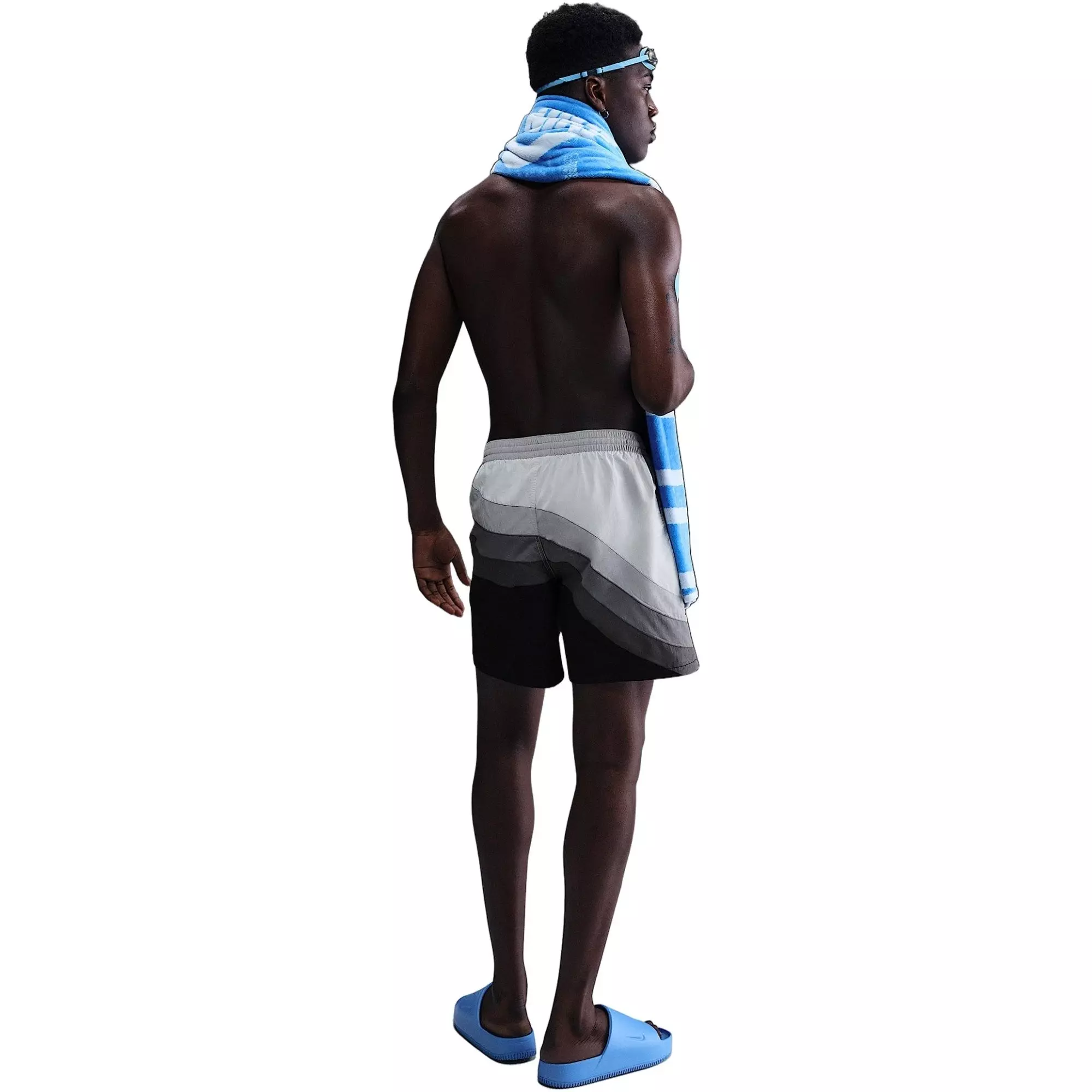 Nike Men's Swim 7" Fully Lined Volley Shorts - BLACK