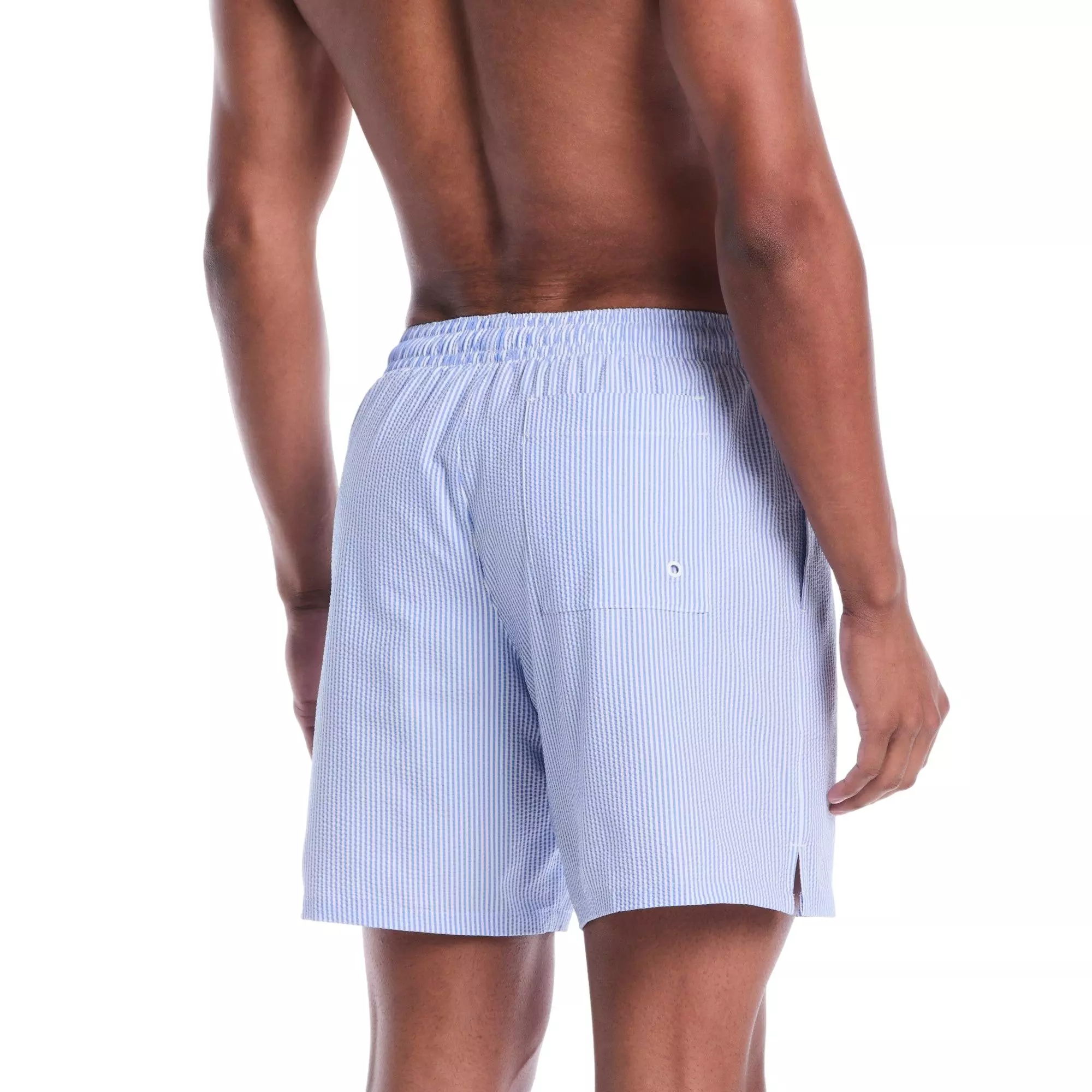 Nike Men's Breaker Ripple 7-Inch Shorts - Blue Crystal/White - BLUE/WHITE