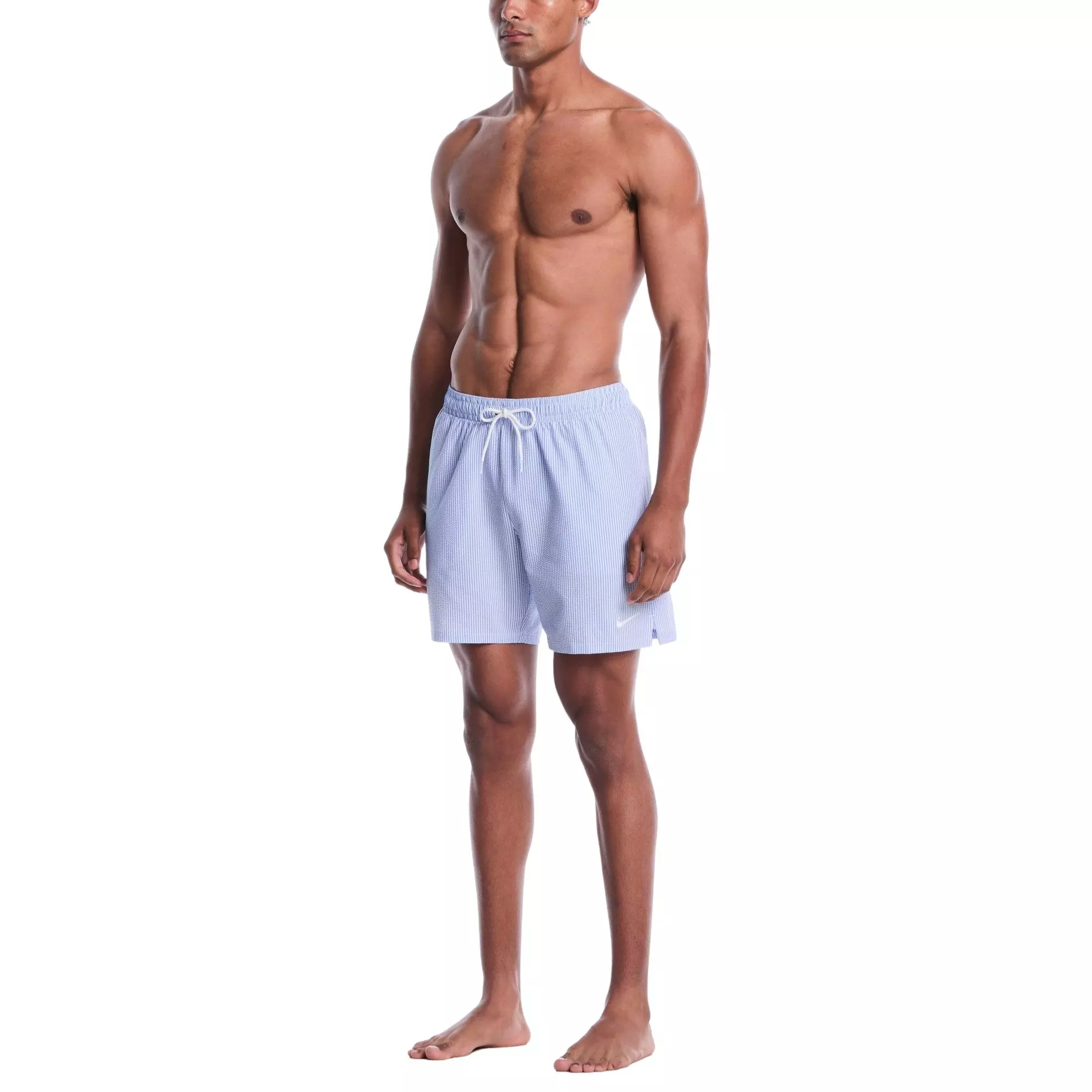 Nike Men's Breaker Ripple 7-Inch Shorts - Blue Crystal/White - BLUE/WHITE