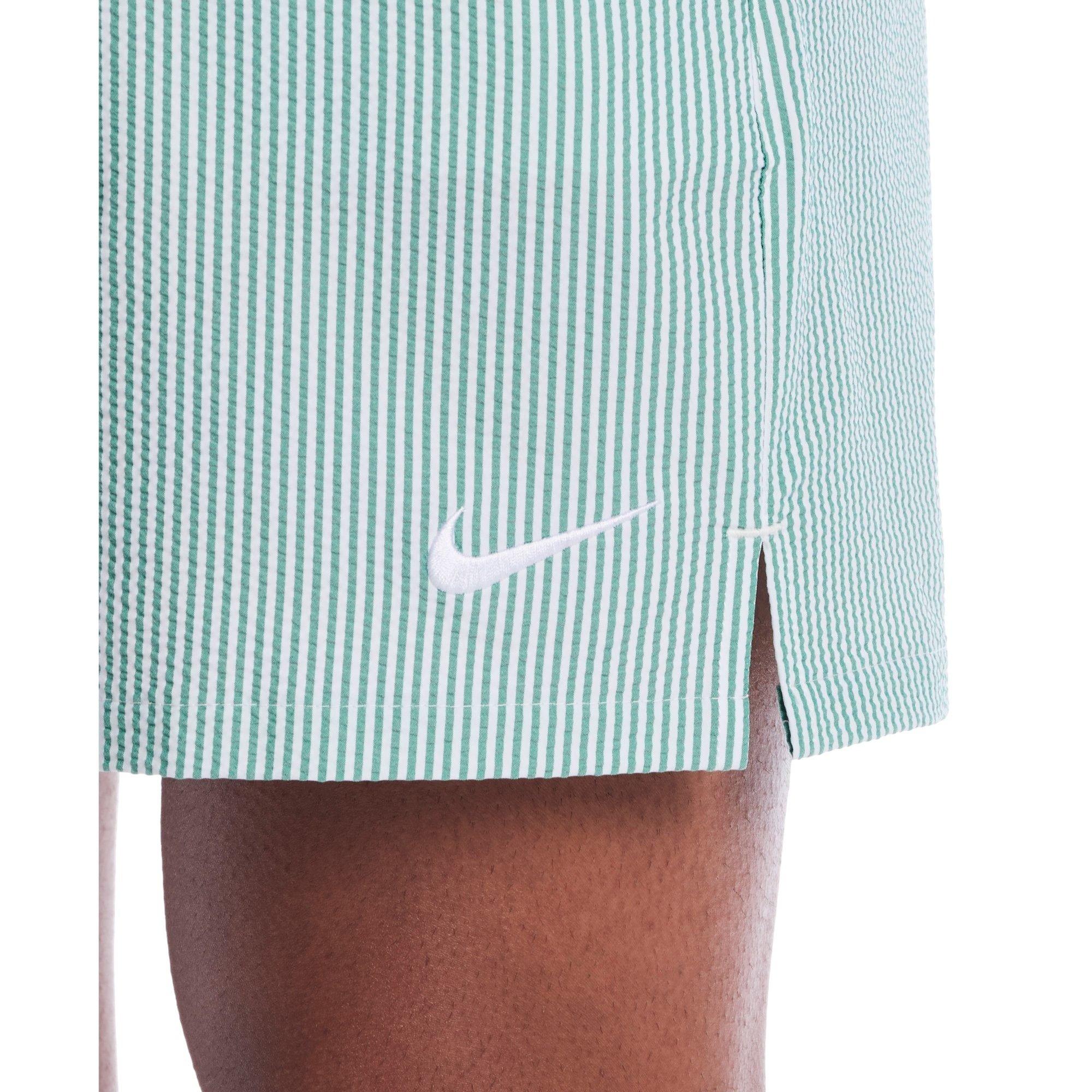 Nike Men's Breaker Ripple 7-Inch Shorts - Malachite/White - GREEN/WHITE Thumbnail View 4