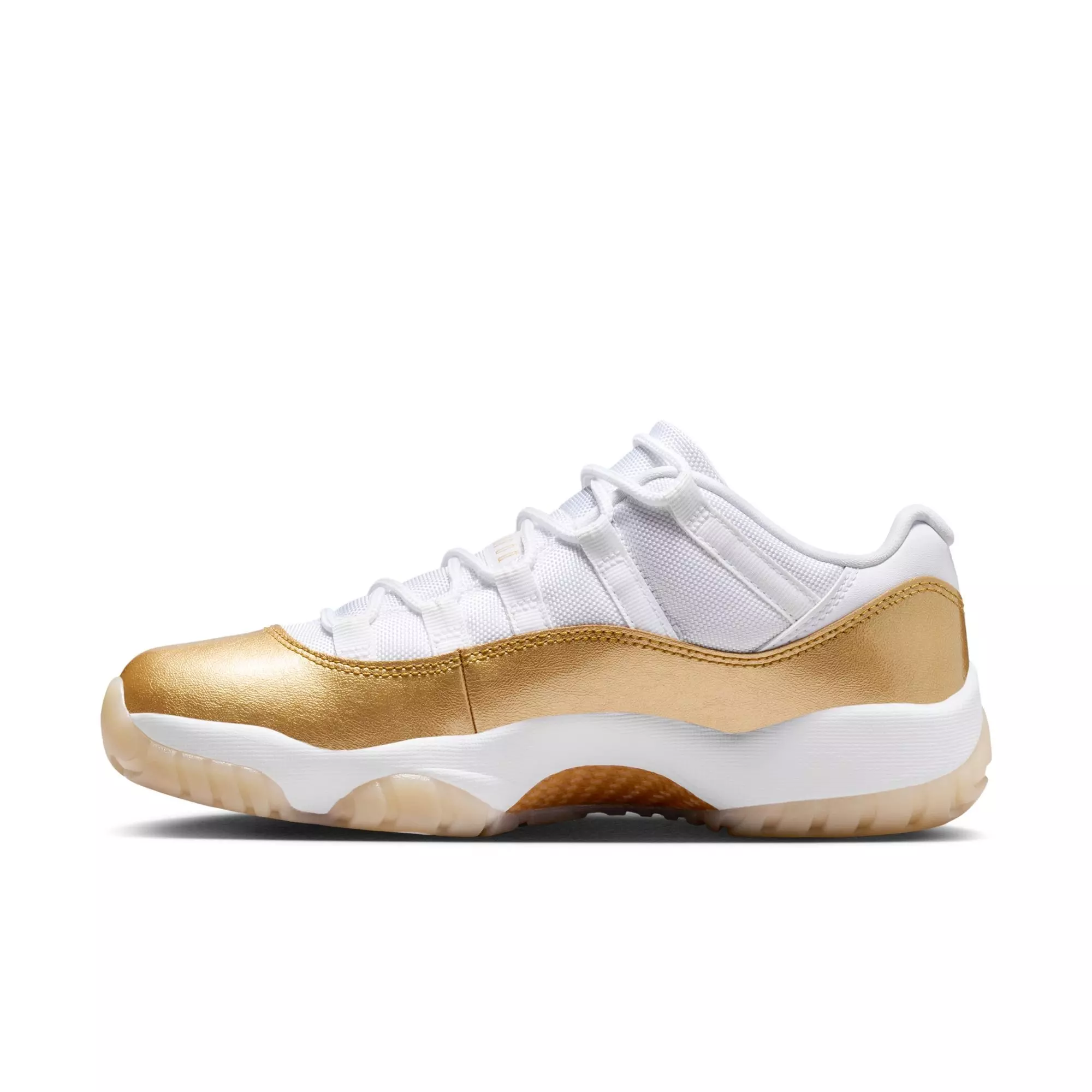 Jordan 11 Retro Low &ldquo;Mother's Day&rdquo; Women's Shoe - WHITE/METALLIC GOLD