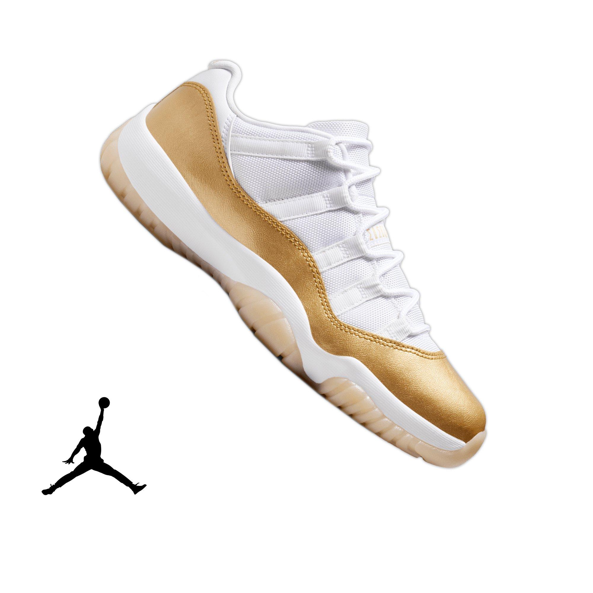 Jordan 11 Retro Low &ldquo;Mother's Day&rdquo; Women's Shoe - WHITE/METALLIC GOLD Thumbnail View 1