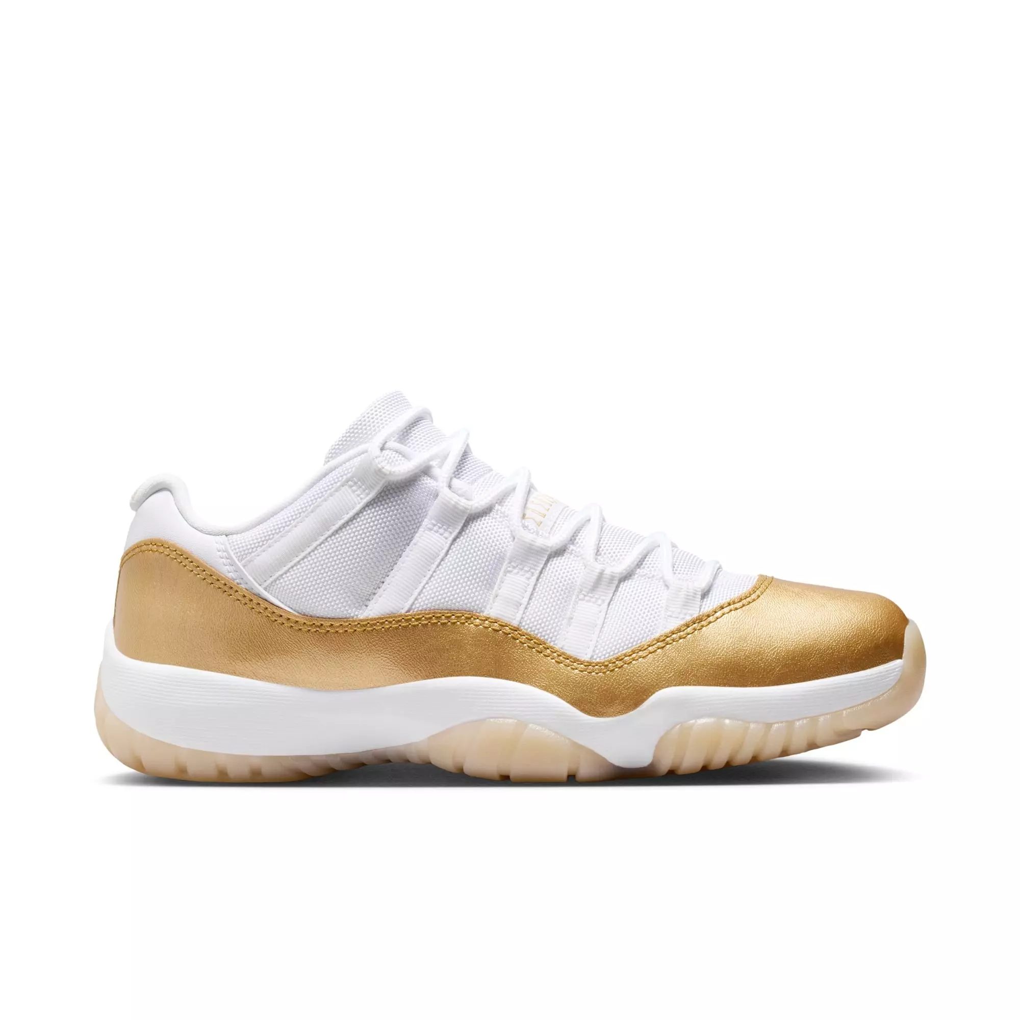 Jordan 11 Retro Low &ldquo;Mother's Day&rdquo; Women's Shoe - WHITE/METALLIC GOLD